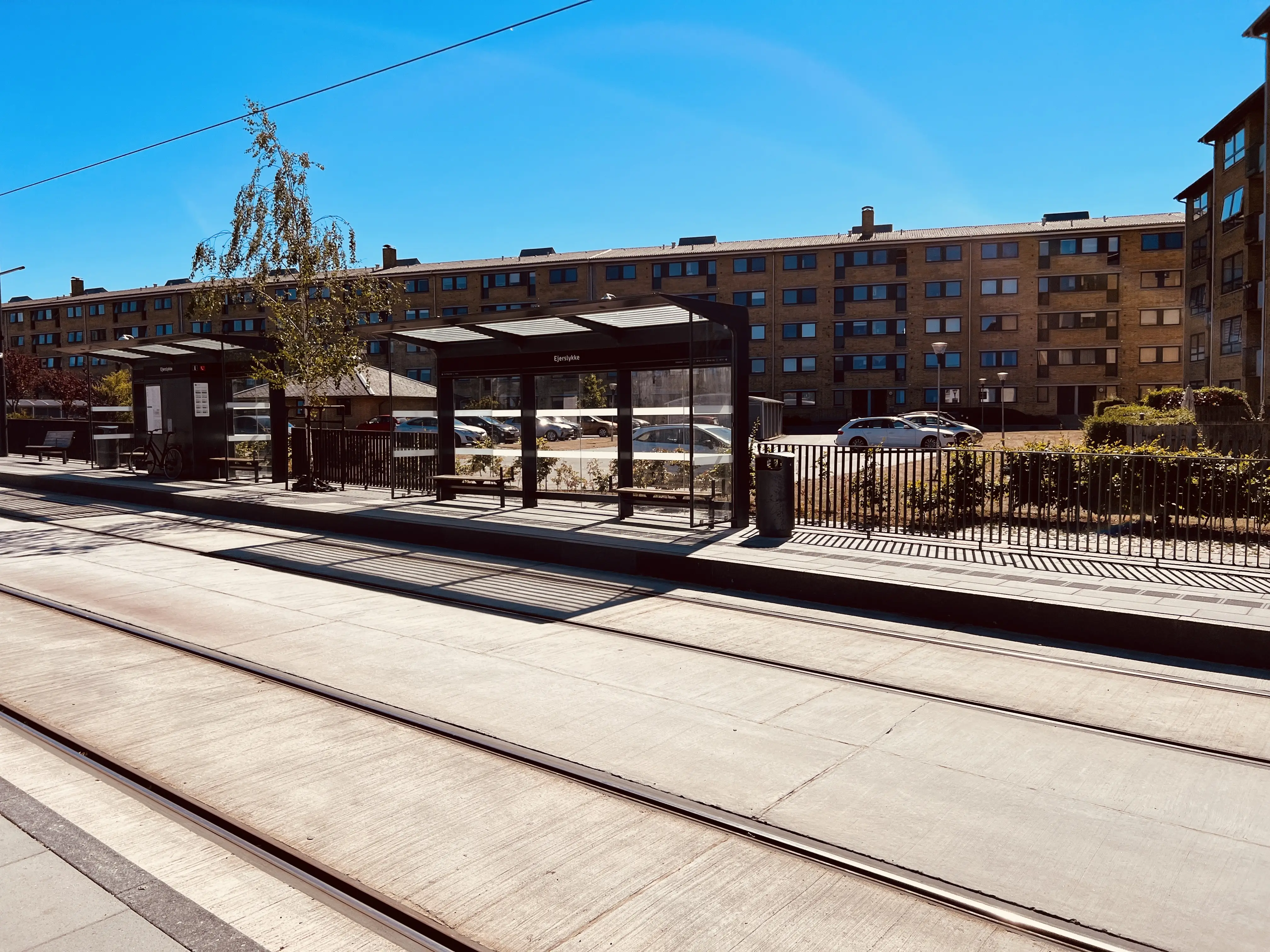 Billede af Ejerslykke Letbanestation.