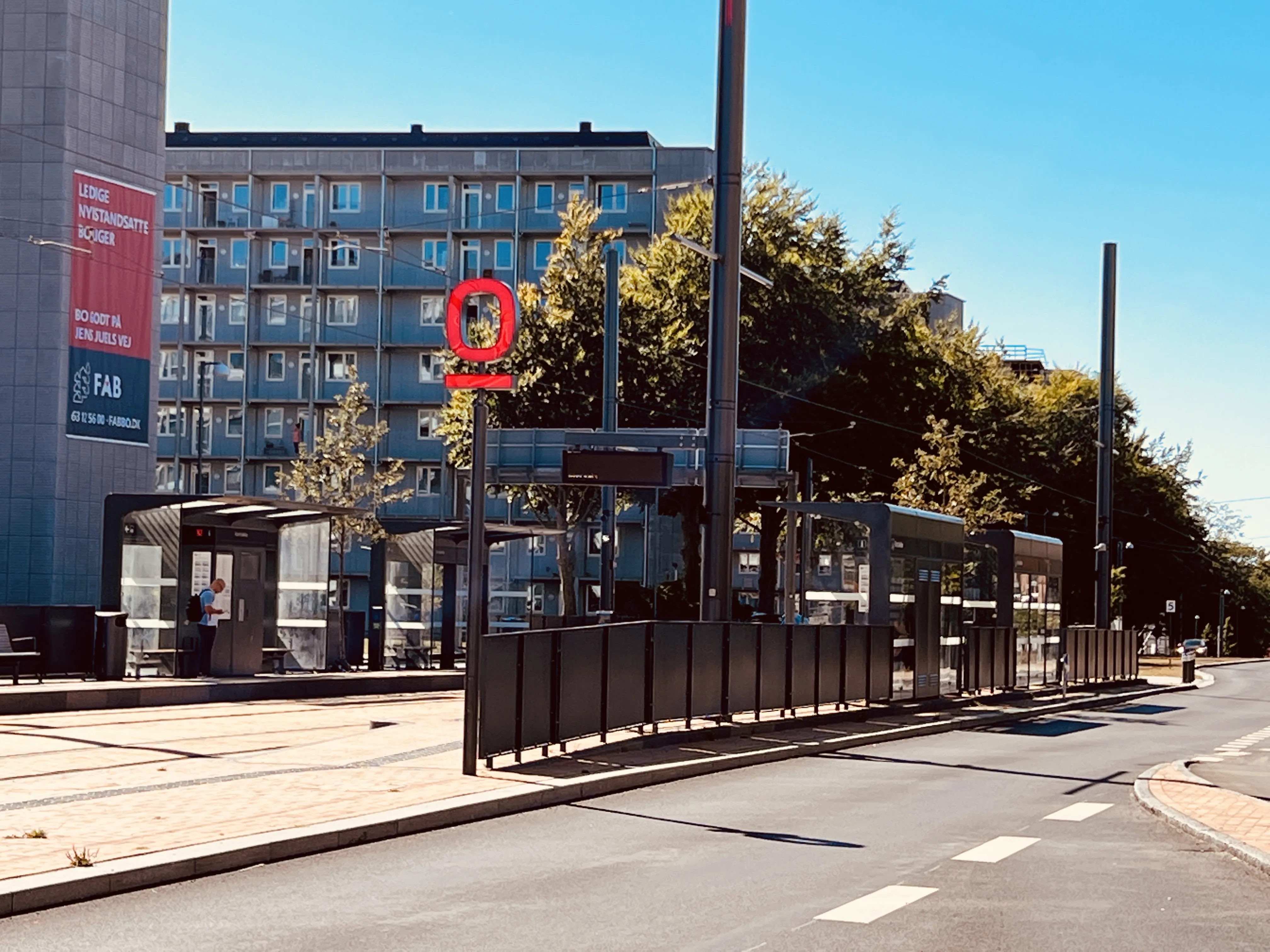 Billede af Korsløkke Letbanestation.