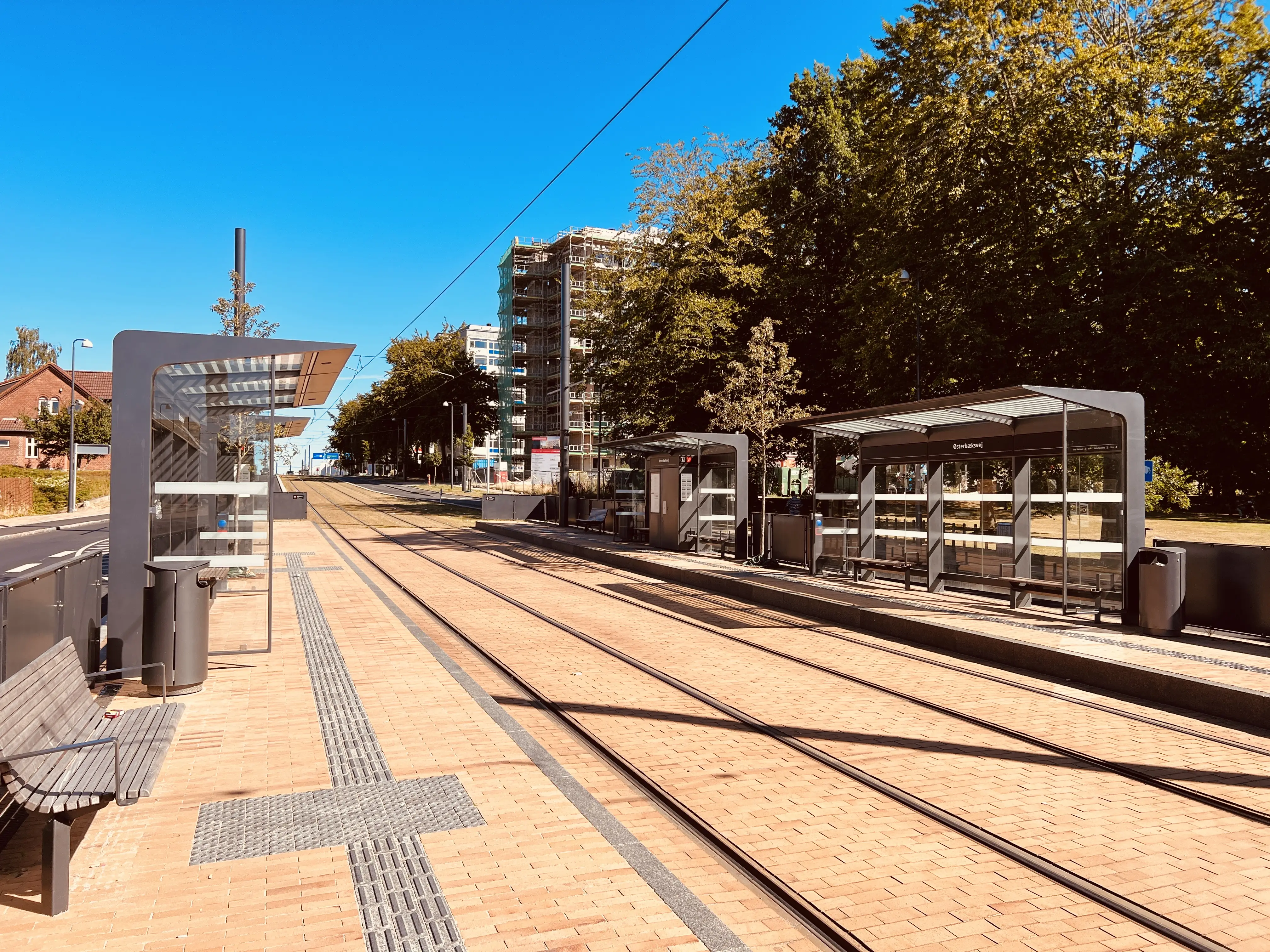 Billede af Østerbæksvej Letbanestation. Billede af Østerbæksvej Letbanestation.