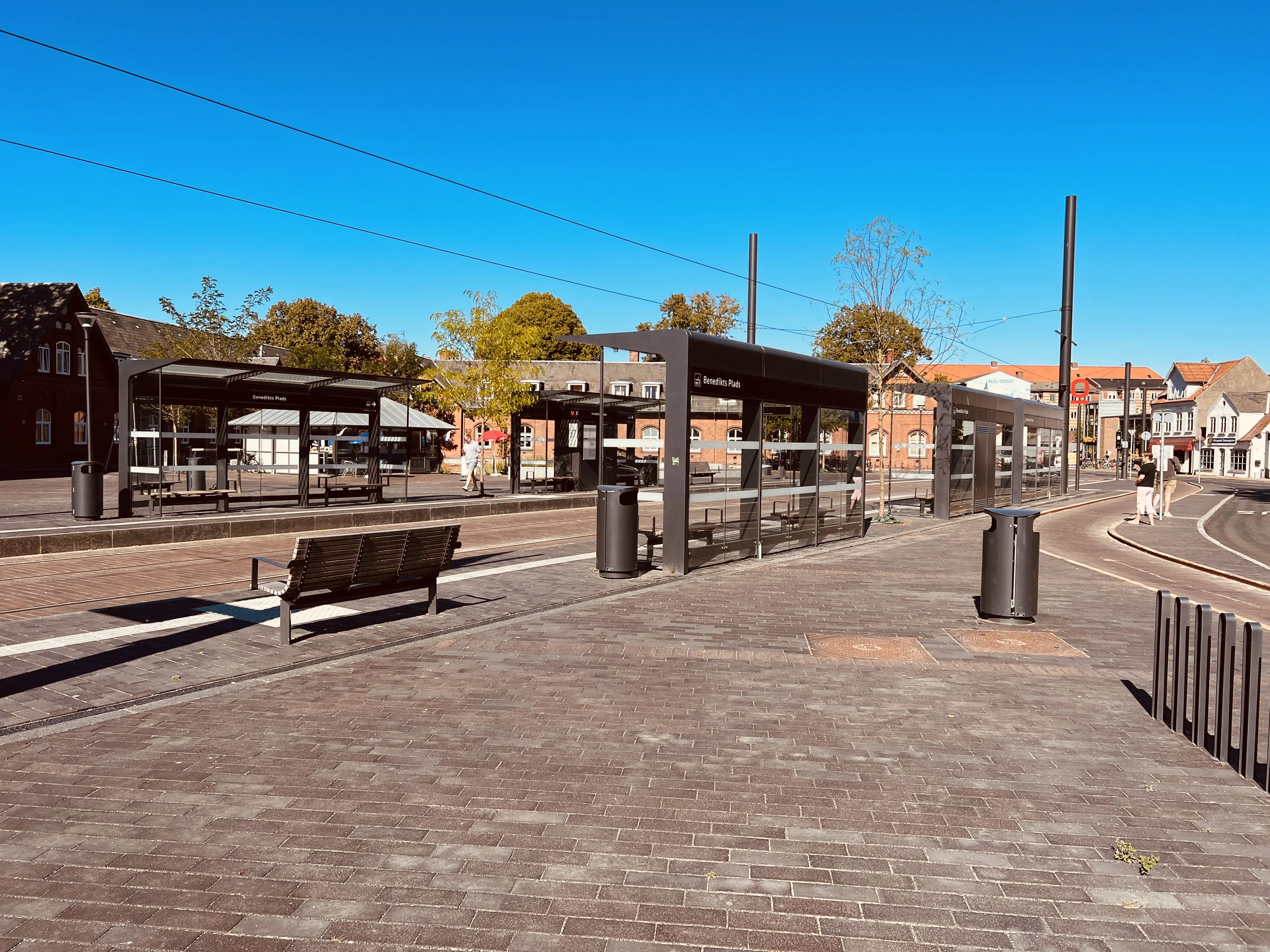 Billede af Benedikts Plads Letbanestation. Billede af Benedikts Plads Letbanestation.