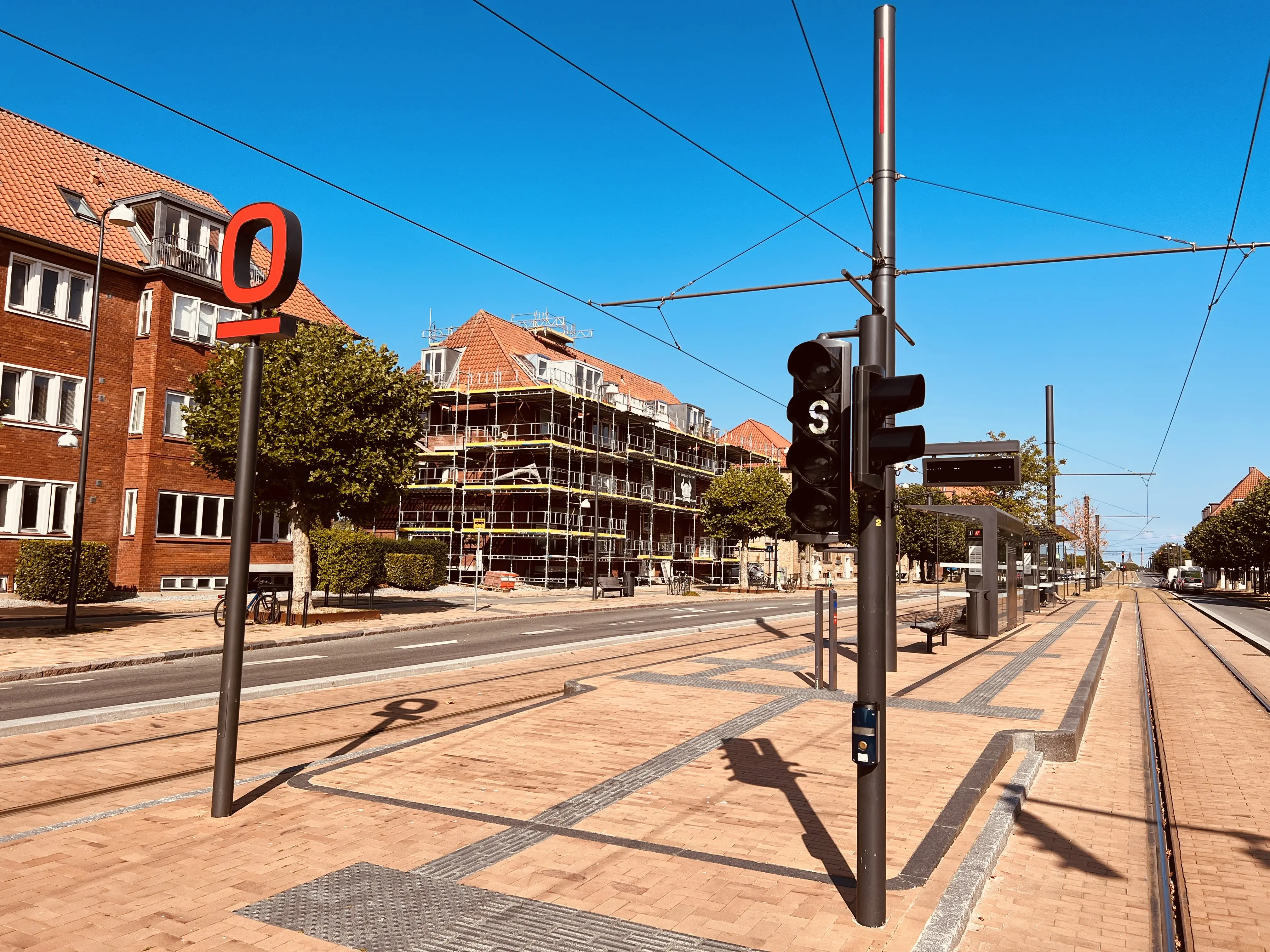 Billede af Bolbro Letbanestation.