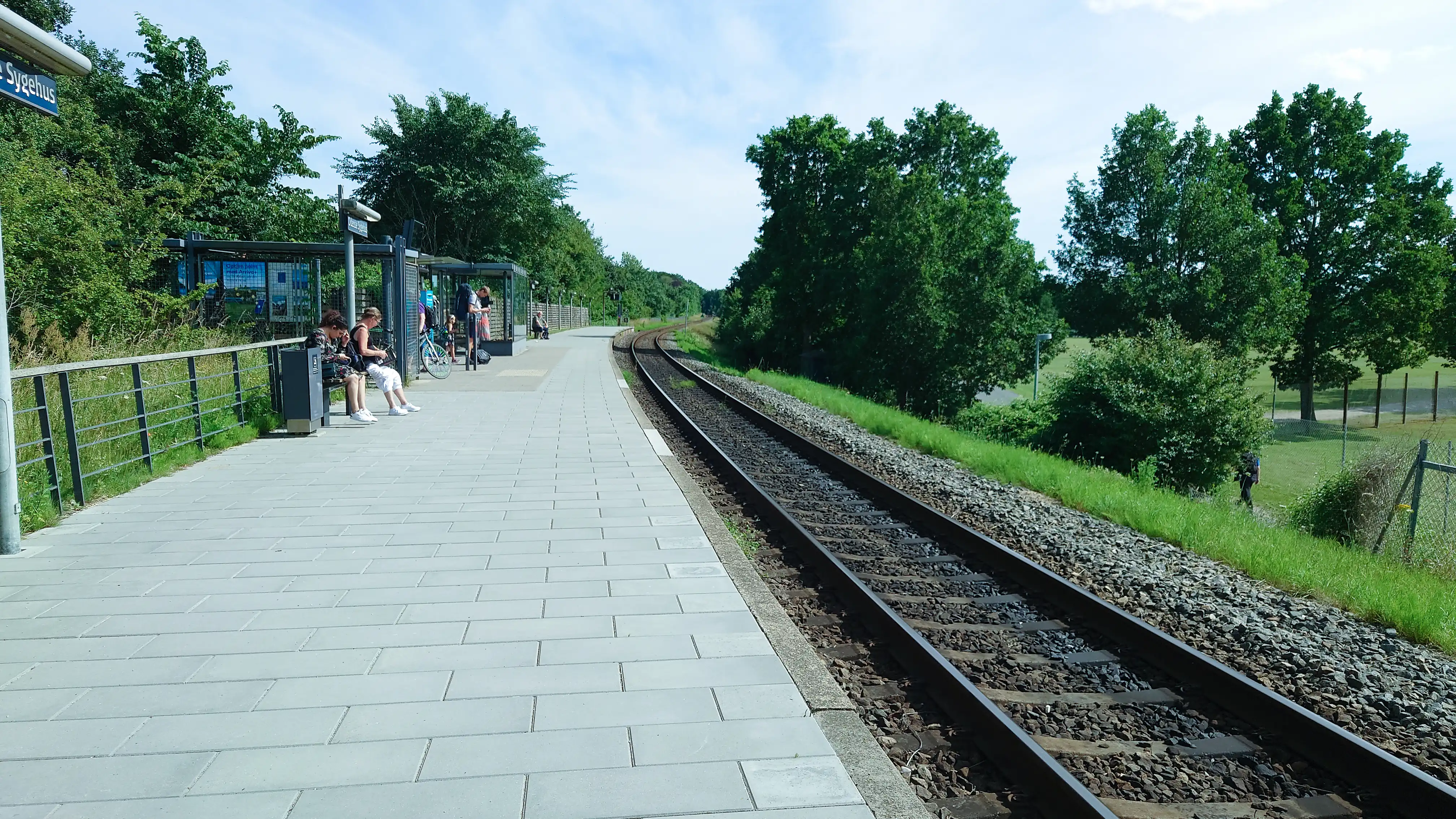 Billede af Odense Sygehus Trinbræt.