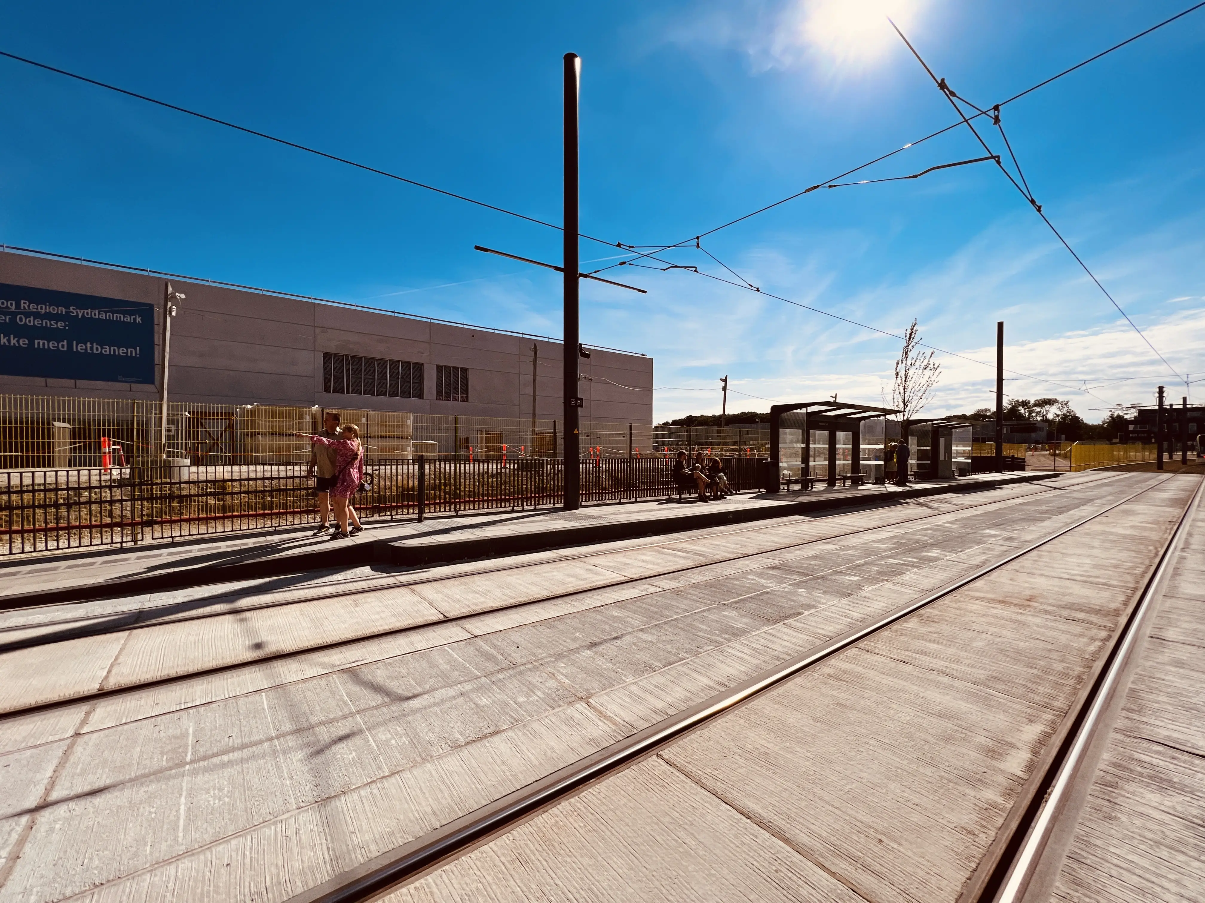 Billede af Hospital Syd Letbanestation.