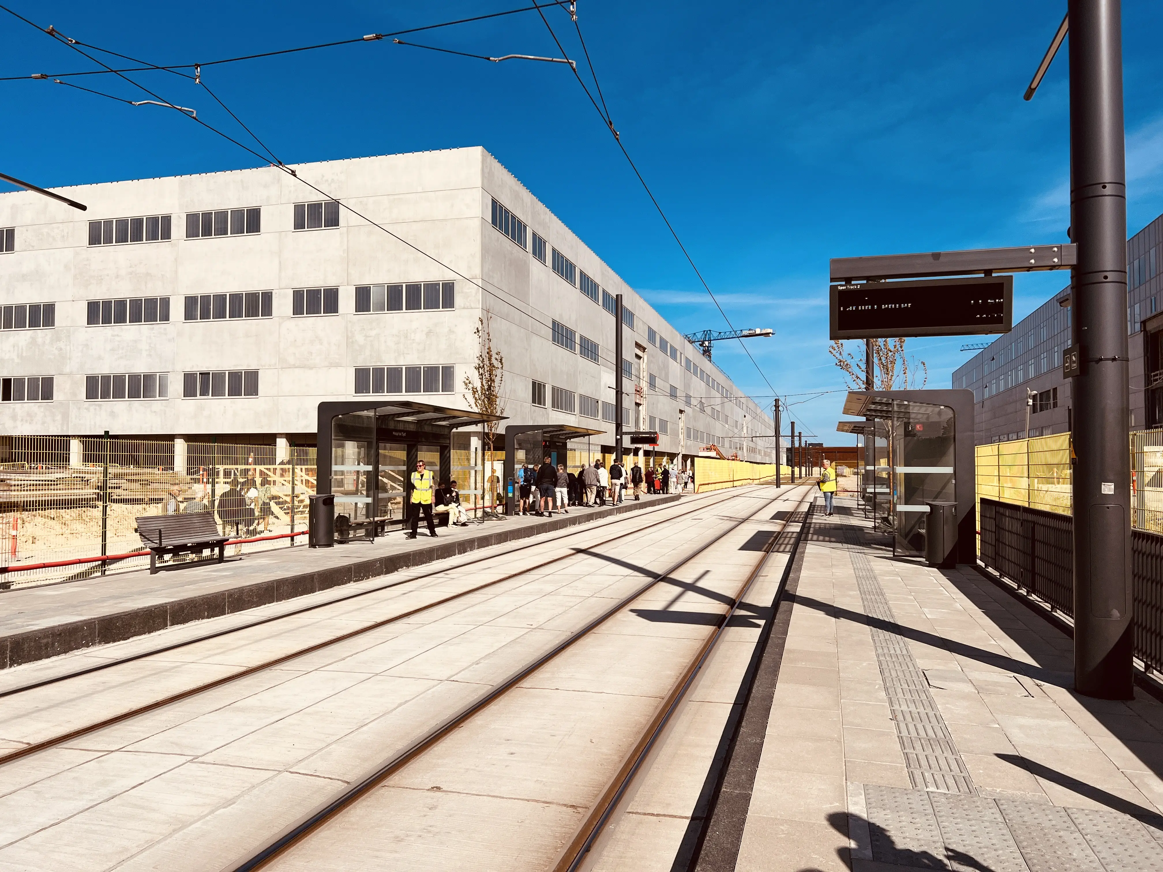 Billede af Hospital Syd Letbanestation.