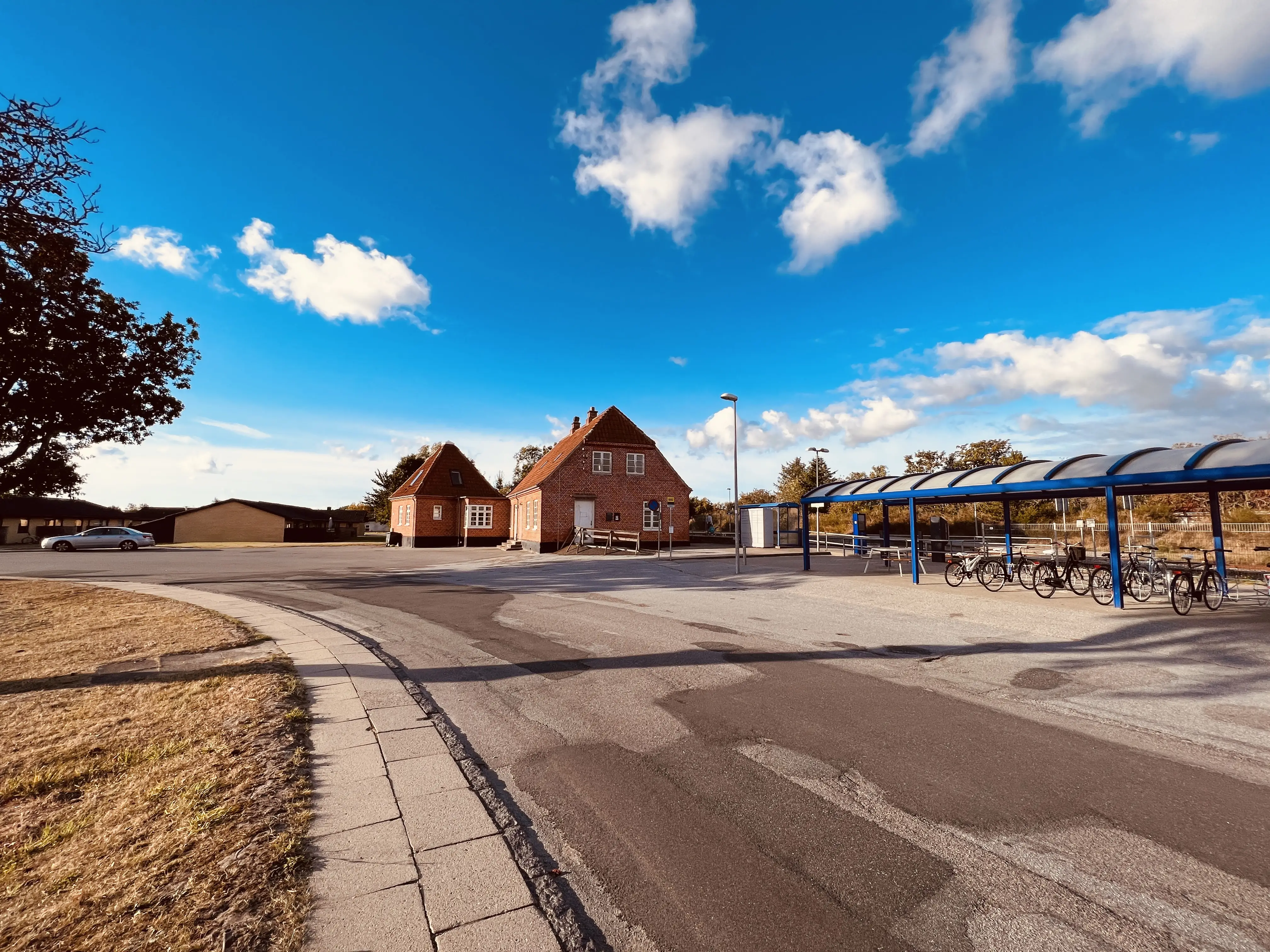 Billede af Ålbæk Station.