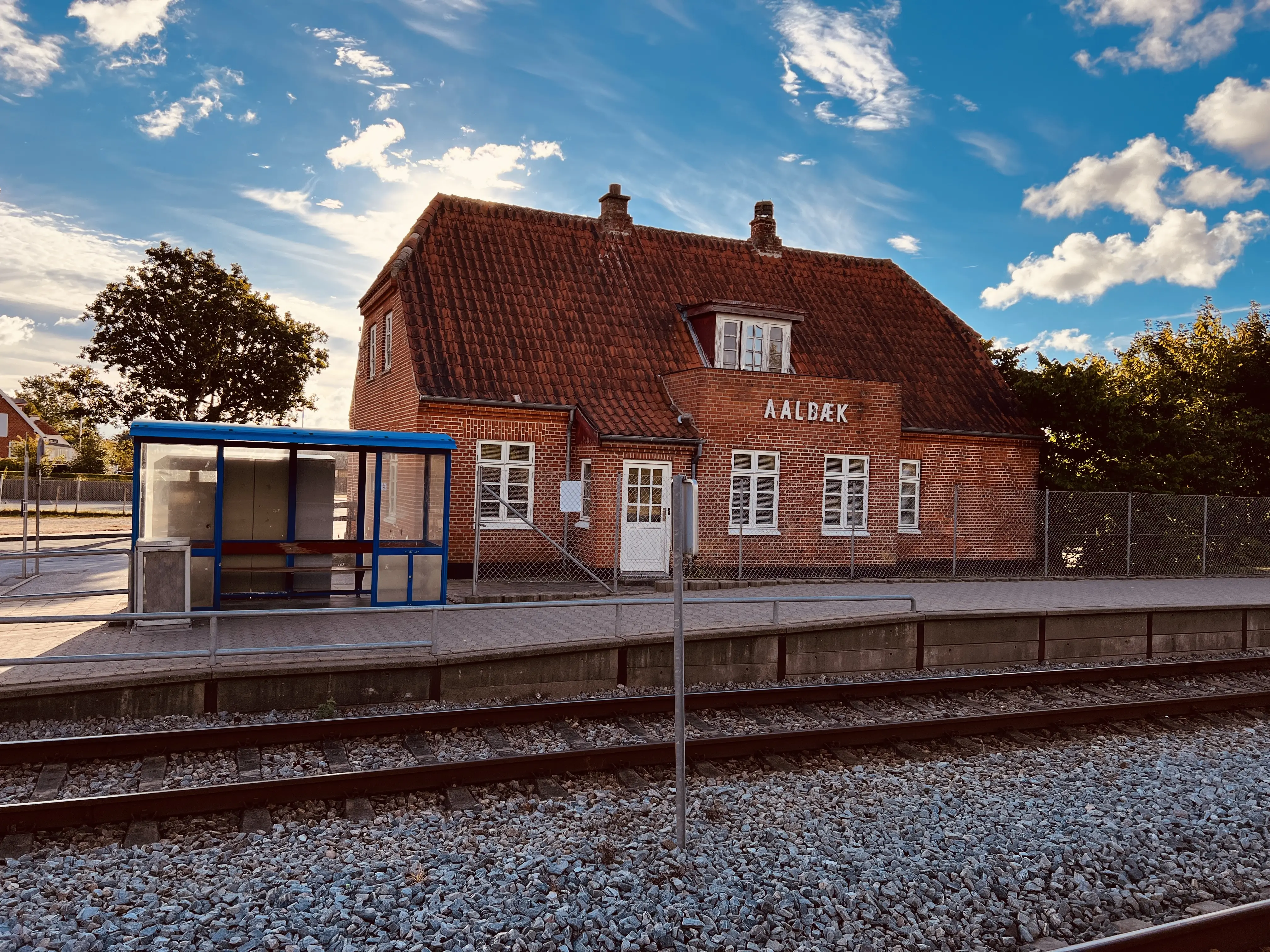 Billede af Ålbæk Station.