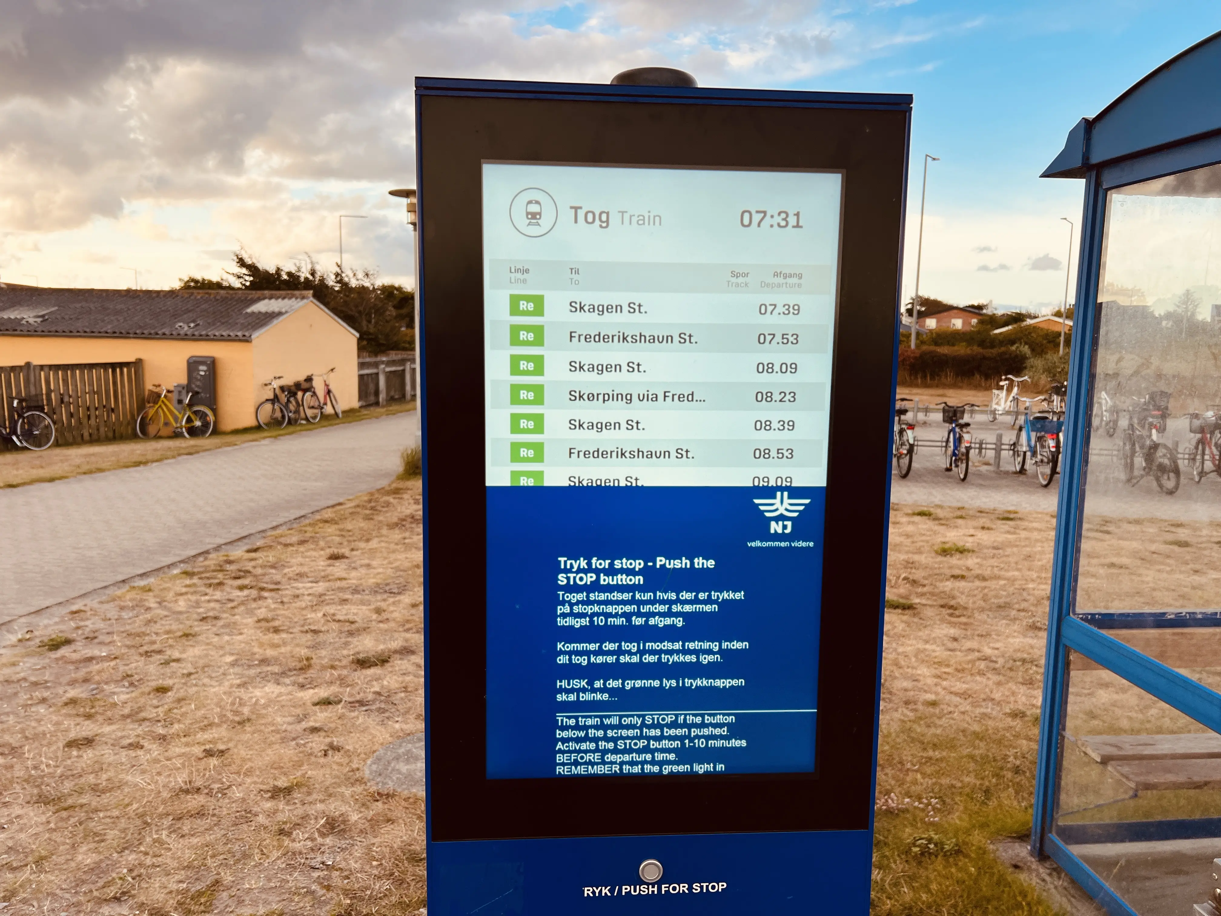 Billede af Frederikshavnsvej Trinbræt. Billede af Frederikshavnsvej Trinbræt.