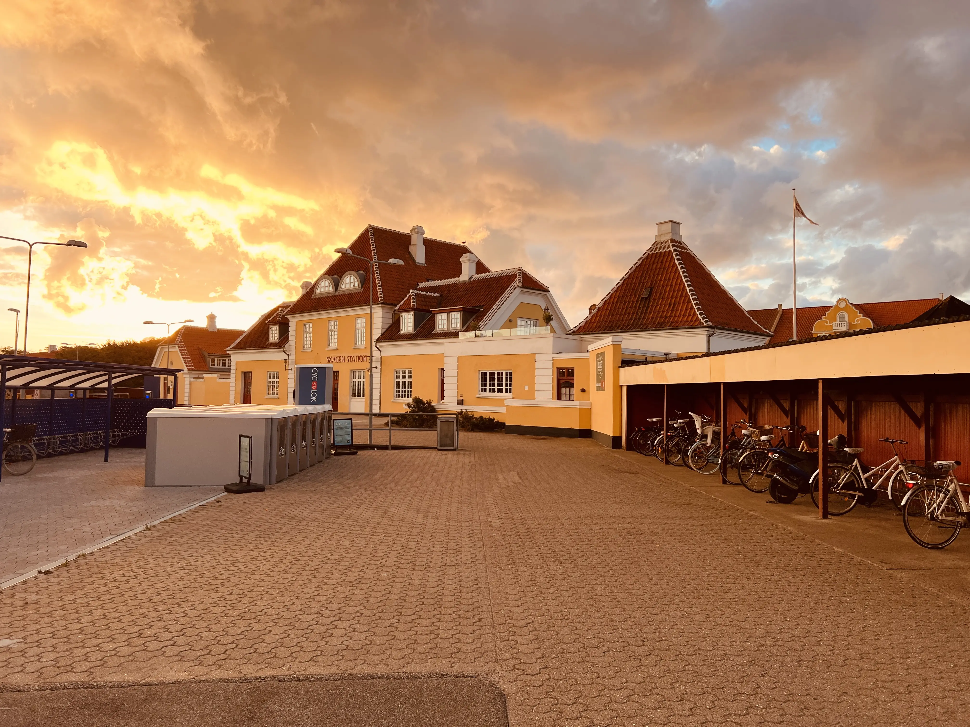 Billede af Skagen Station. Billede af Skagen Station.