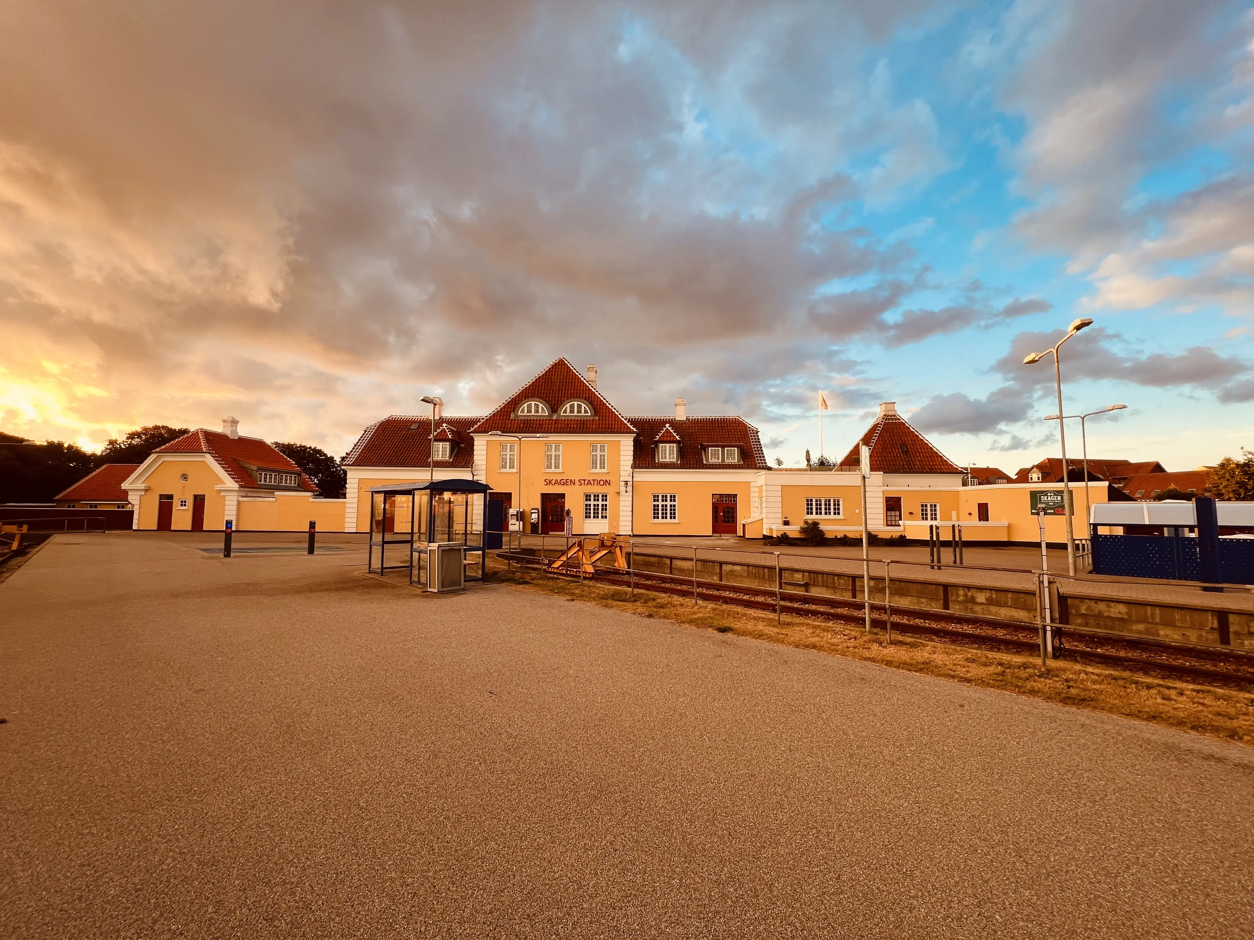 Billede af Skagen Station. Billede af Skagen Station.