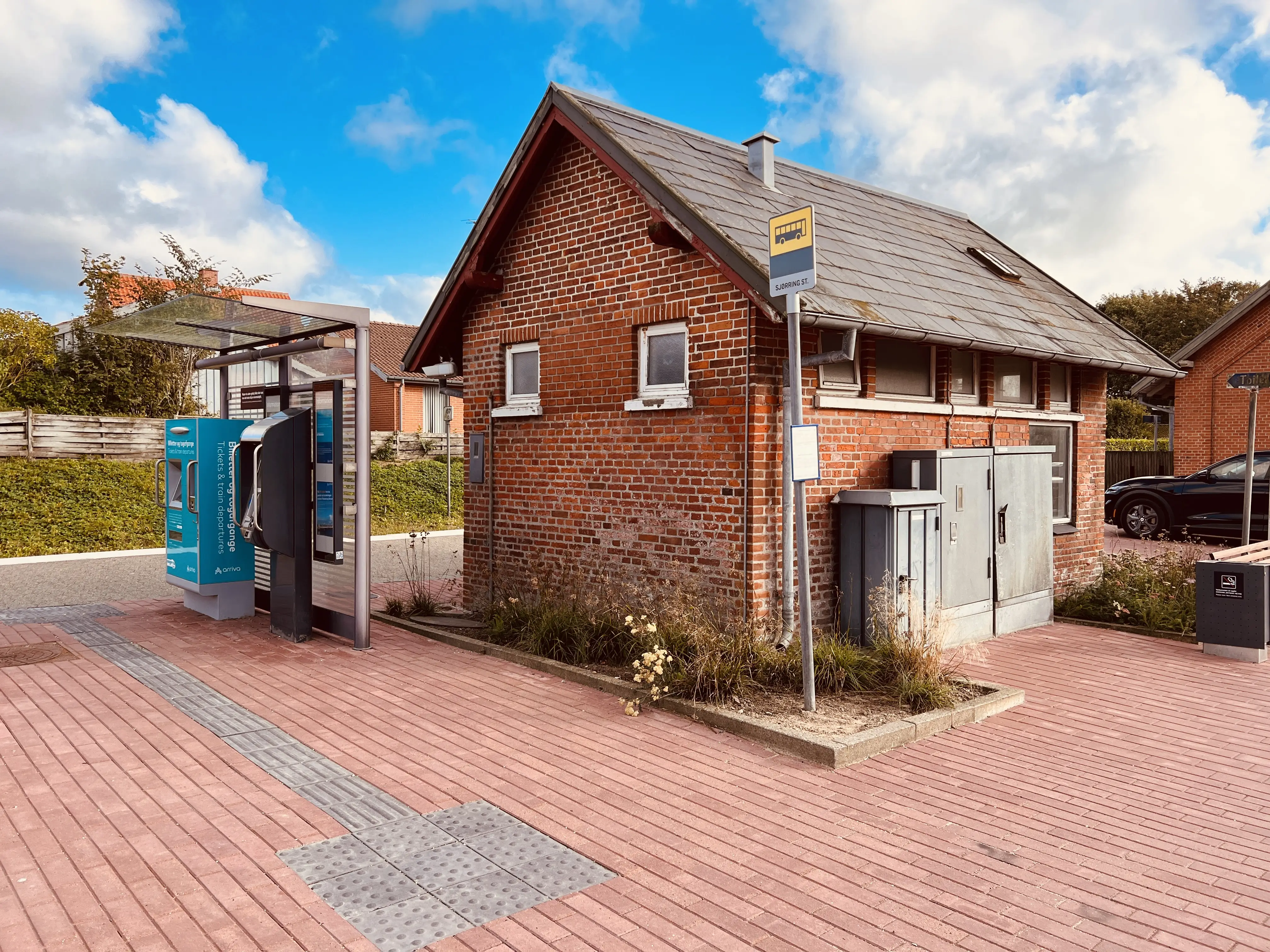 Billede af Sjørring Trinbræt. Billede af Sjørring Trinbræt.