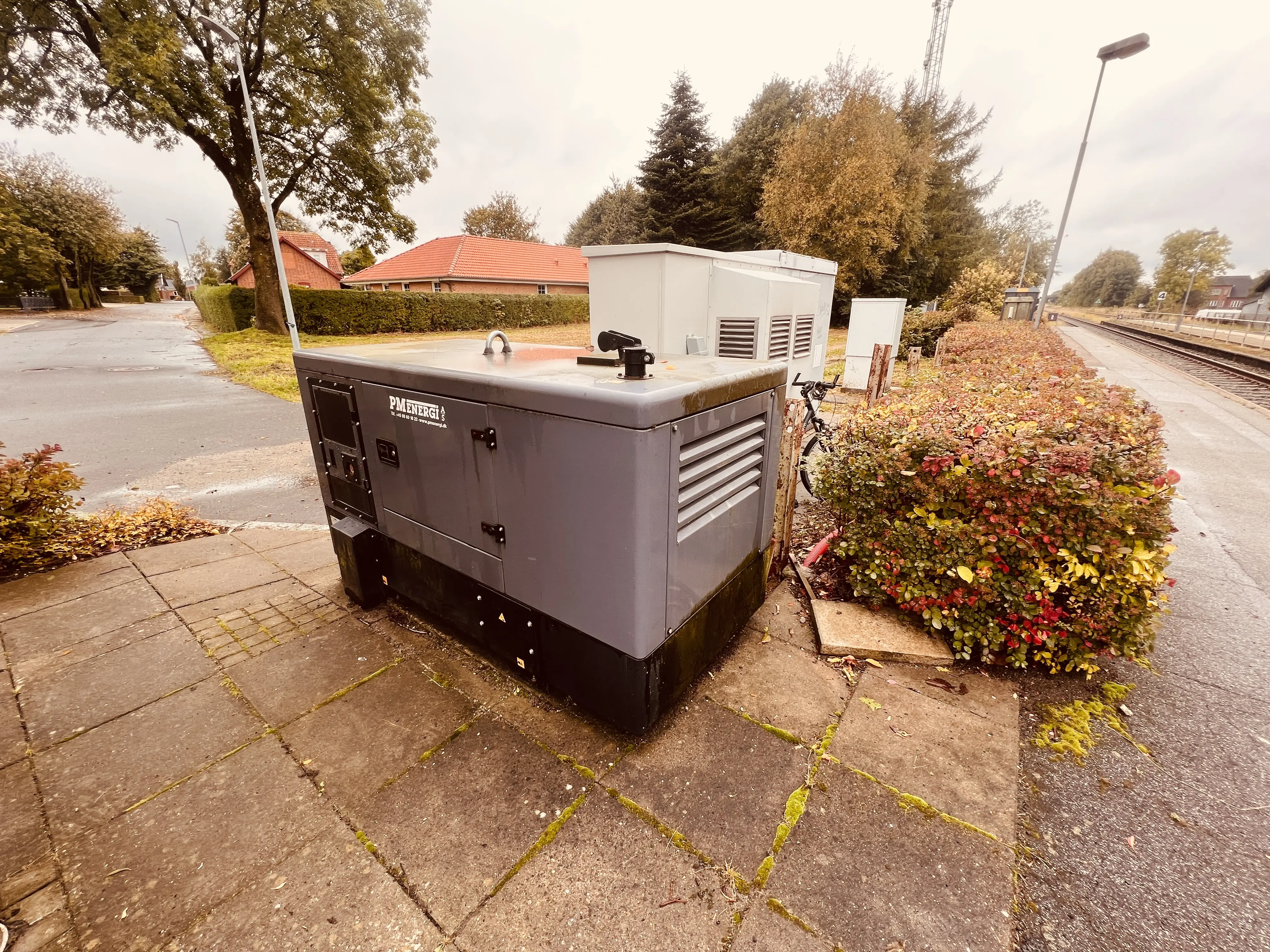 Billede af generator ved Hjerm Trinbræt. Billede af generator ved Hjerm Trinbræt.