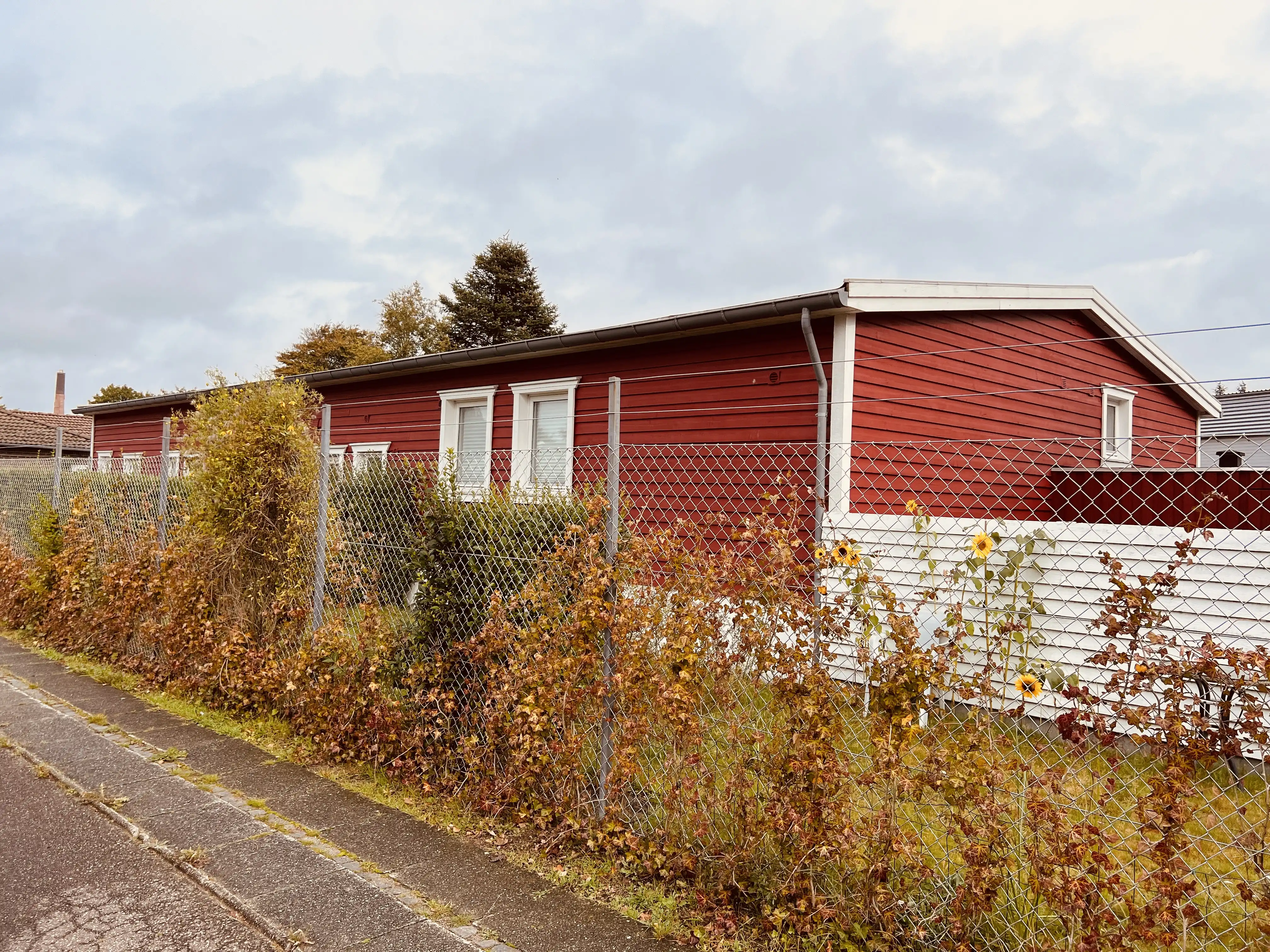 Billede af Holstebro Sydbanegårds varehus. Billede af Holstebro Sydbanegårds varehus.