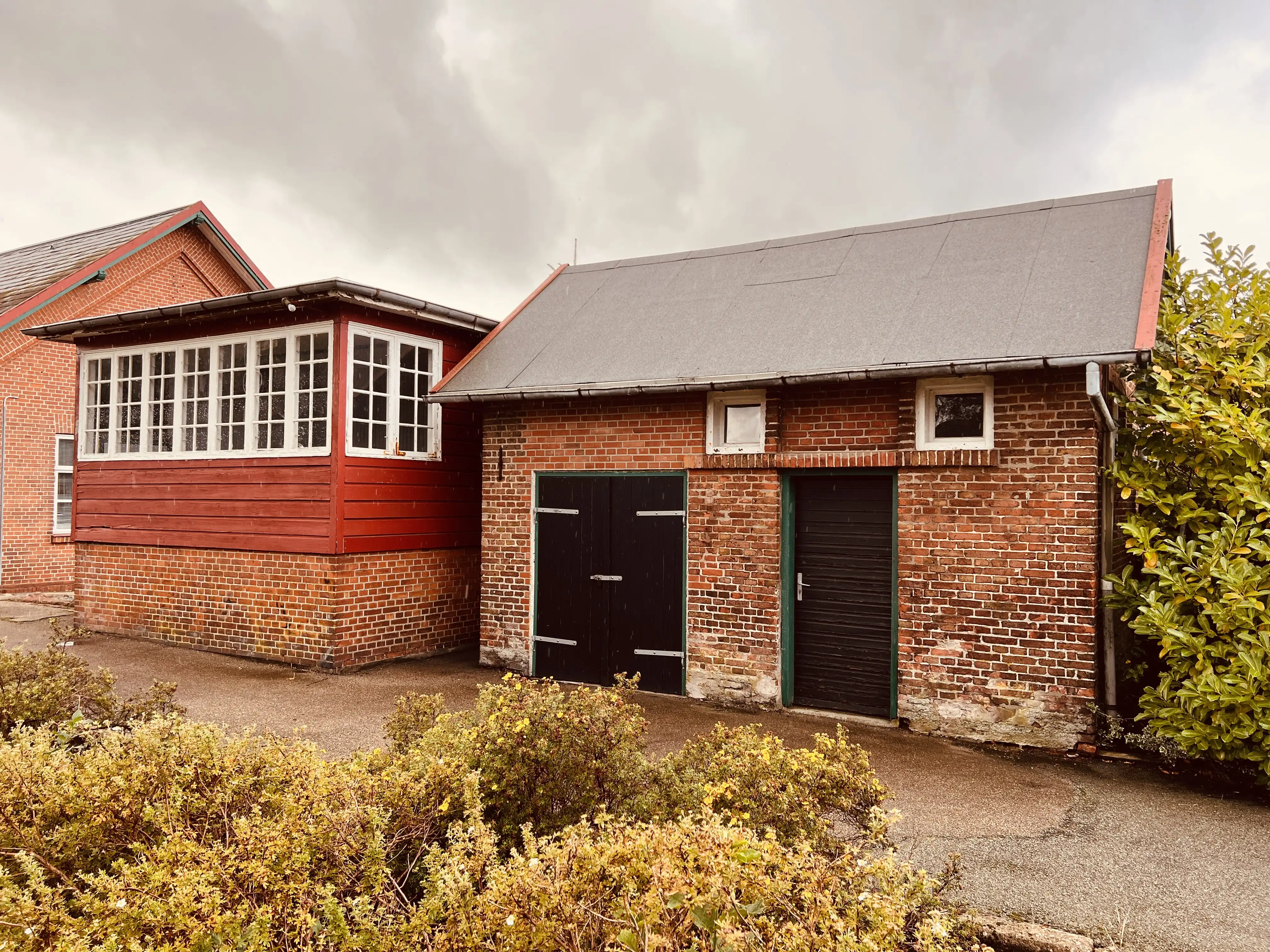 Billede af Tim Stations kommandopost og retirade.