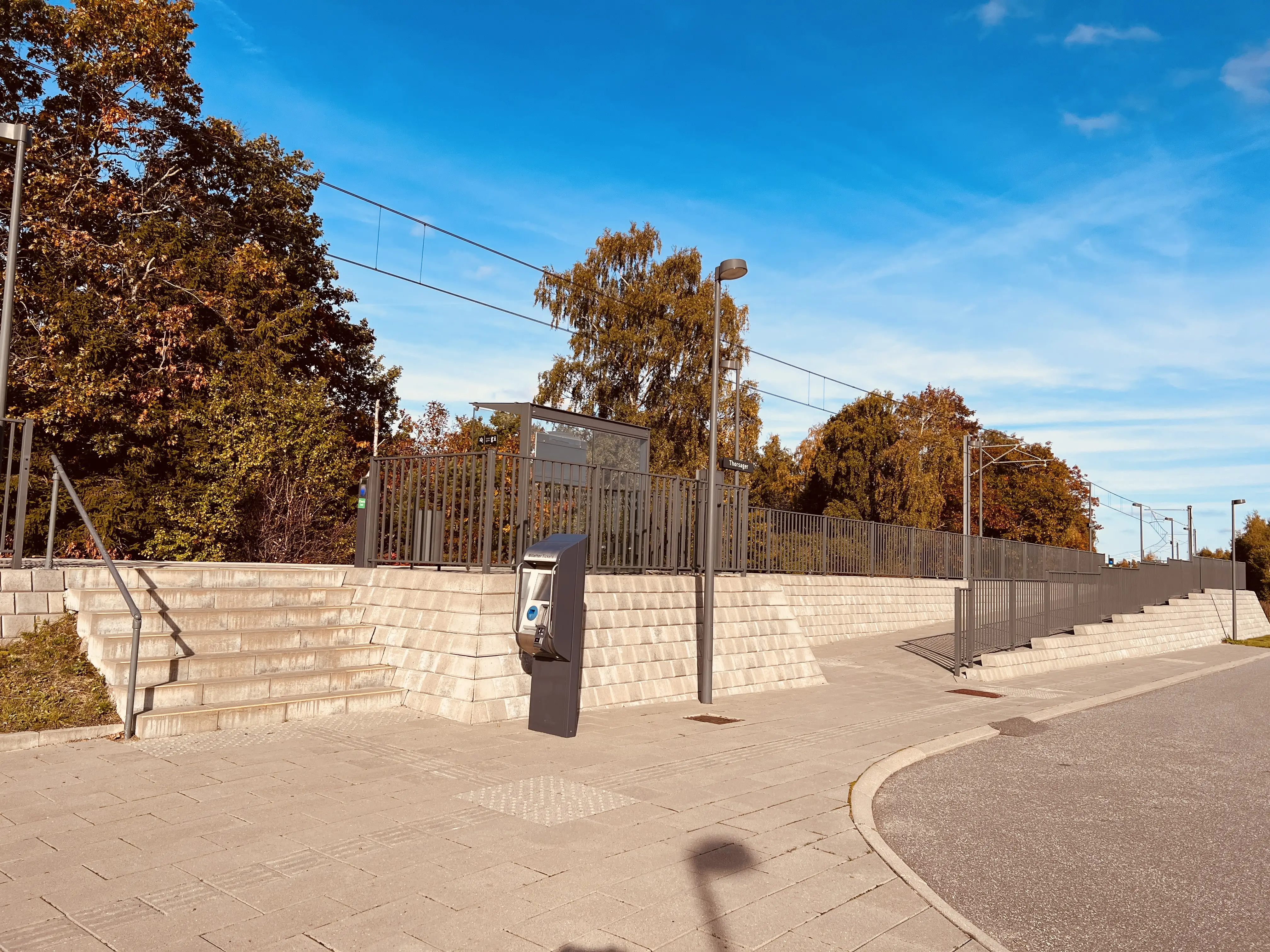 Billede af Thorsager Letbanestation. Billede af Thorsager Letbanestation.