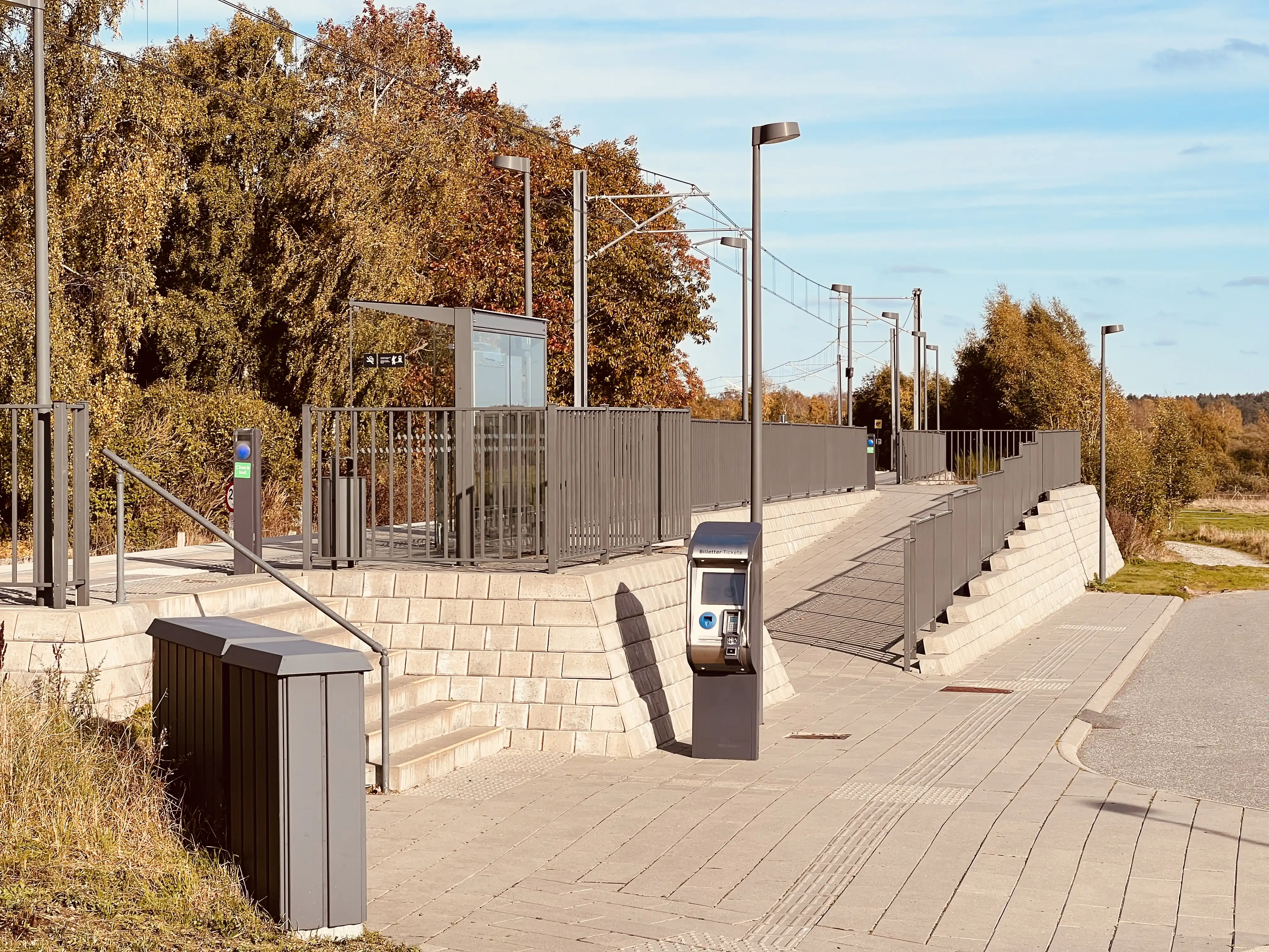 Billede af Thorsager Letbanestation. Billede af Thorsager Letbanestation.