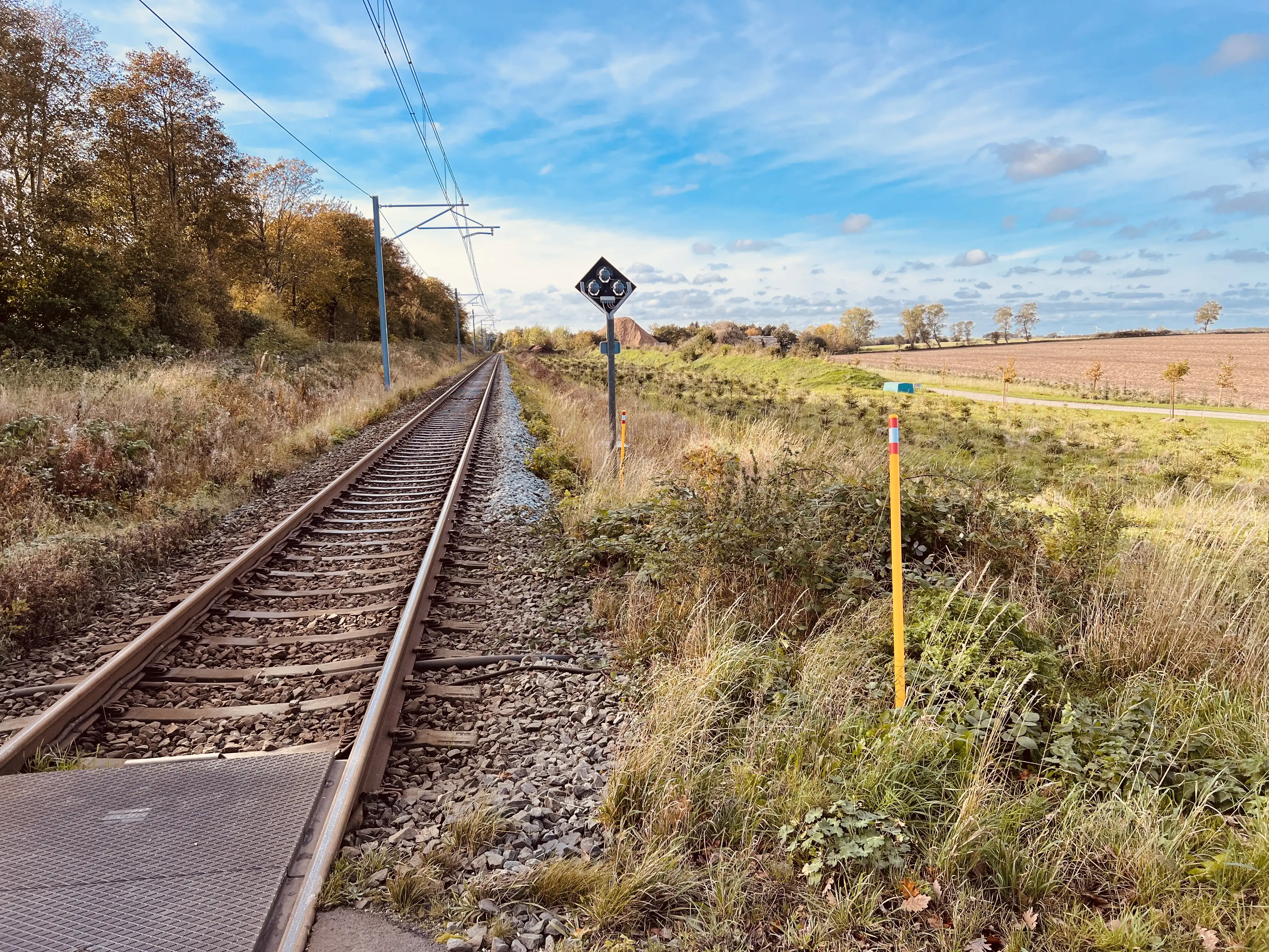 Billede af Homå Trinbræt - Trinbræt er nedrevet, men Homå Trinbræt har ligget her.