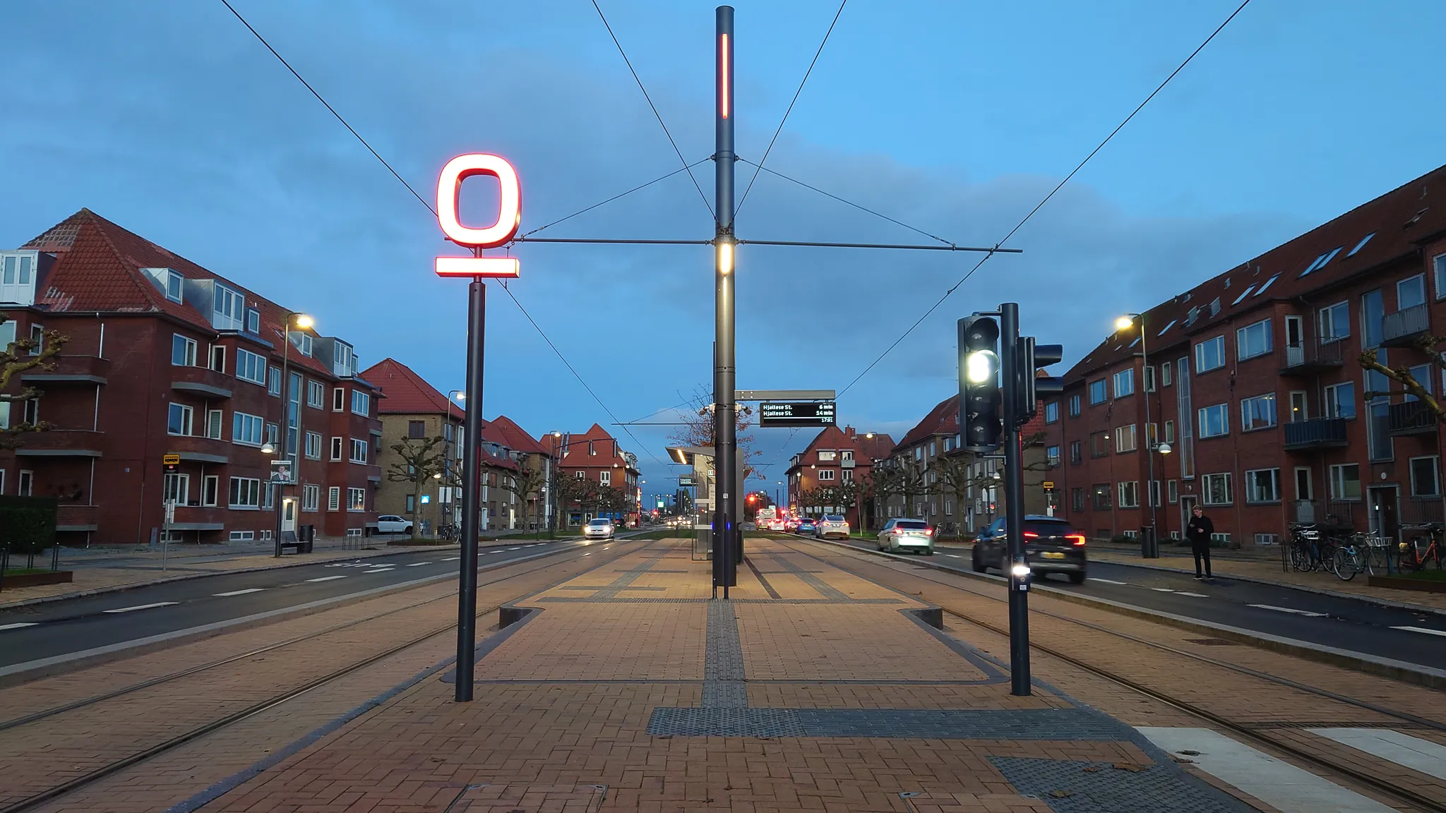 Billede af Bolbro Letbanestation.