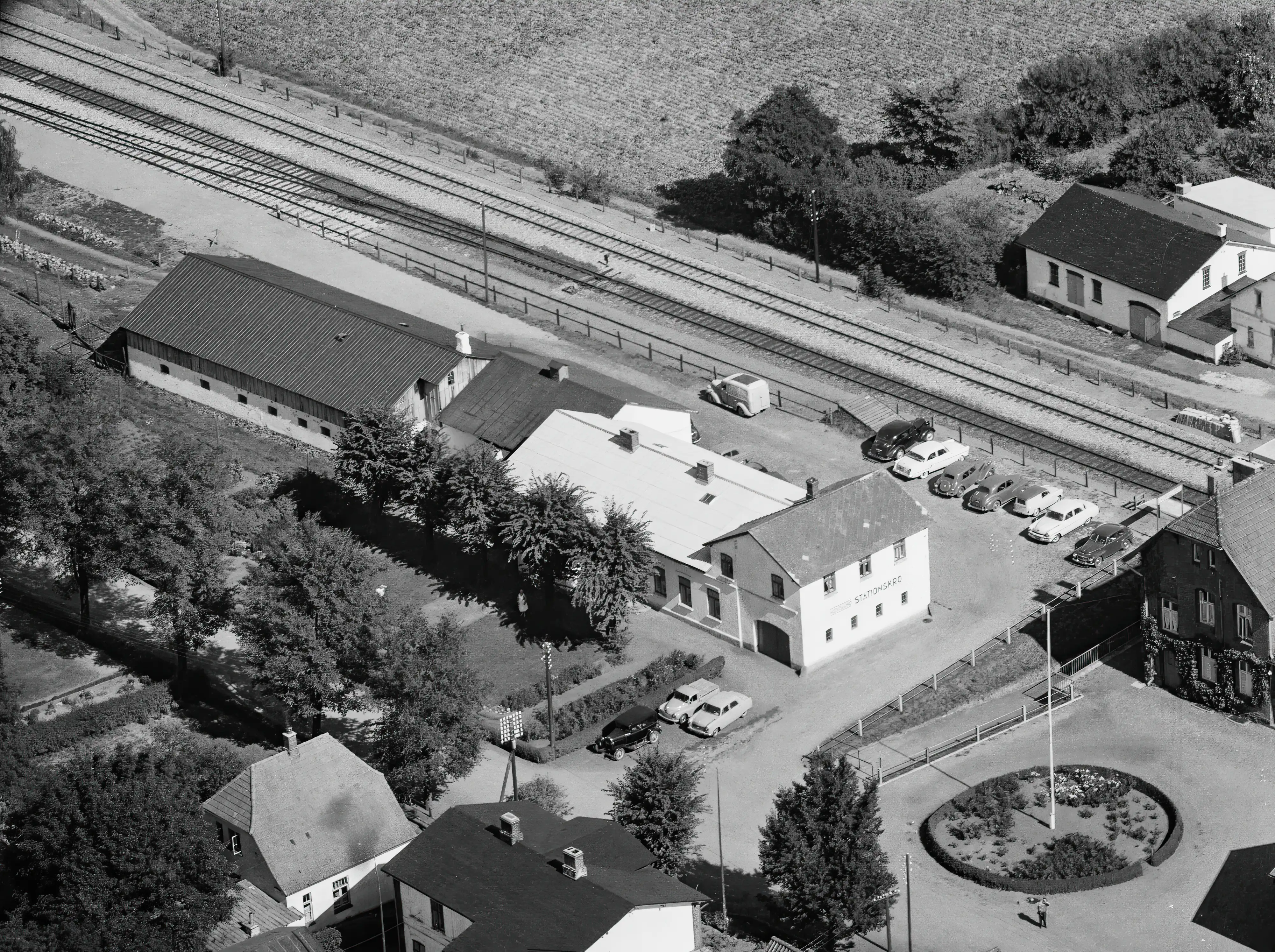 Billede af Hovslund Stationsby (Smalspor) Stationskro. Billede af Hovslund Stationsby (Smalspor) Stationskro.