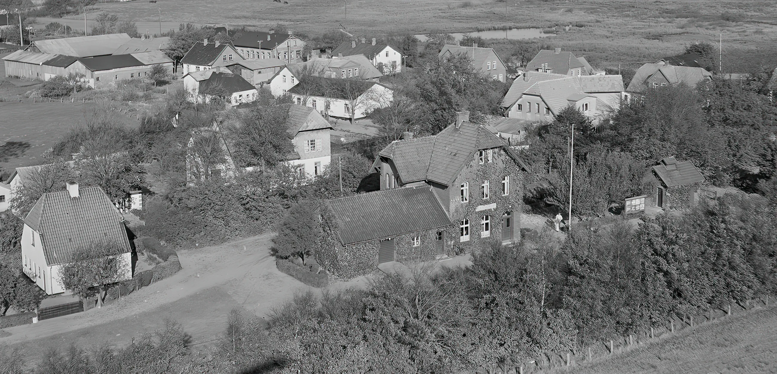 Billede af Bjerndrup Holdeplads med sidespor.