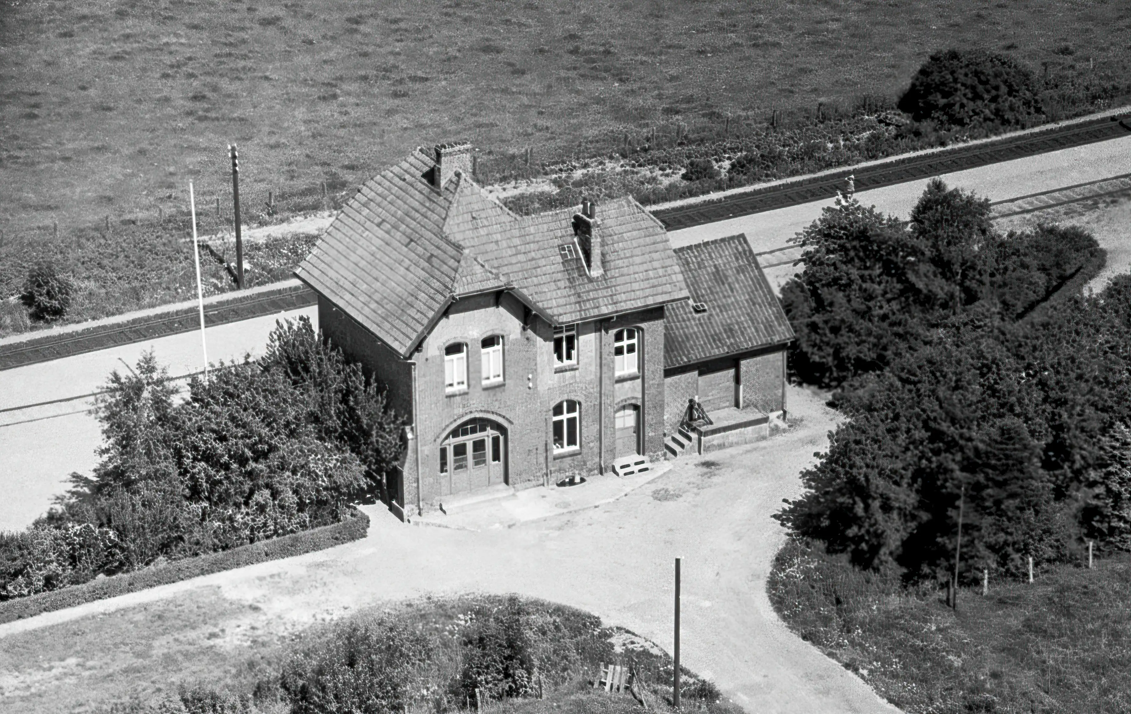 Billede af Lundtoft Holdeplads med sidespor.