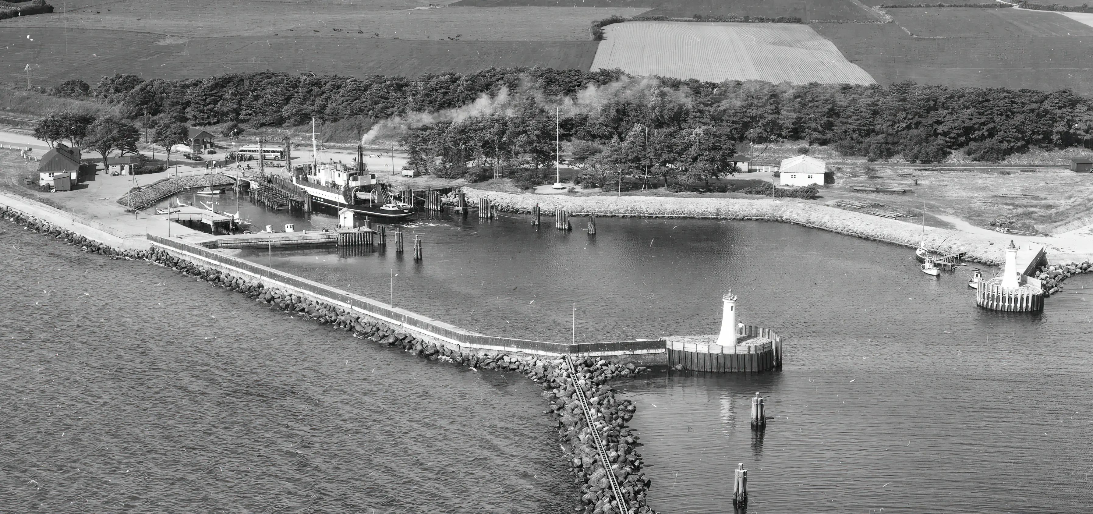 Billede af Mommark Færge Station. Billede af Mommark Færge Station.