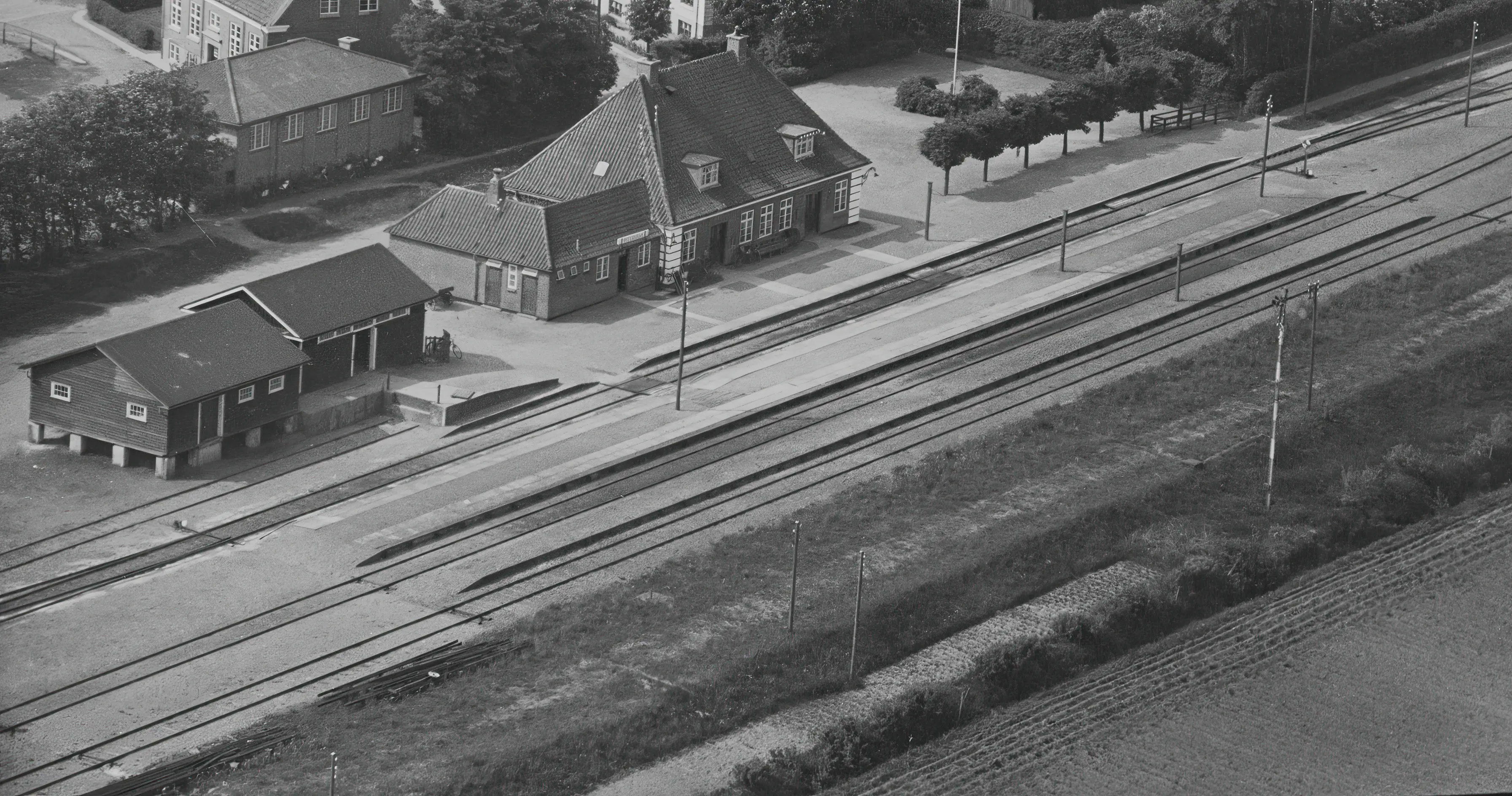 Billede af Østervrå Station.