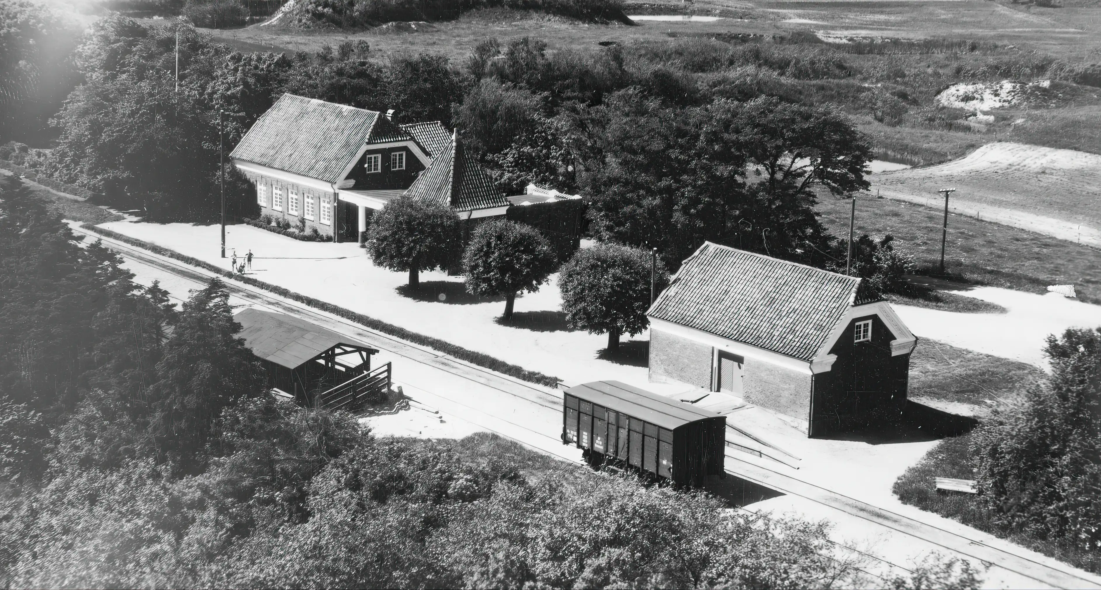 Billede af Lervang Station. Billede af Lervang Station.