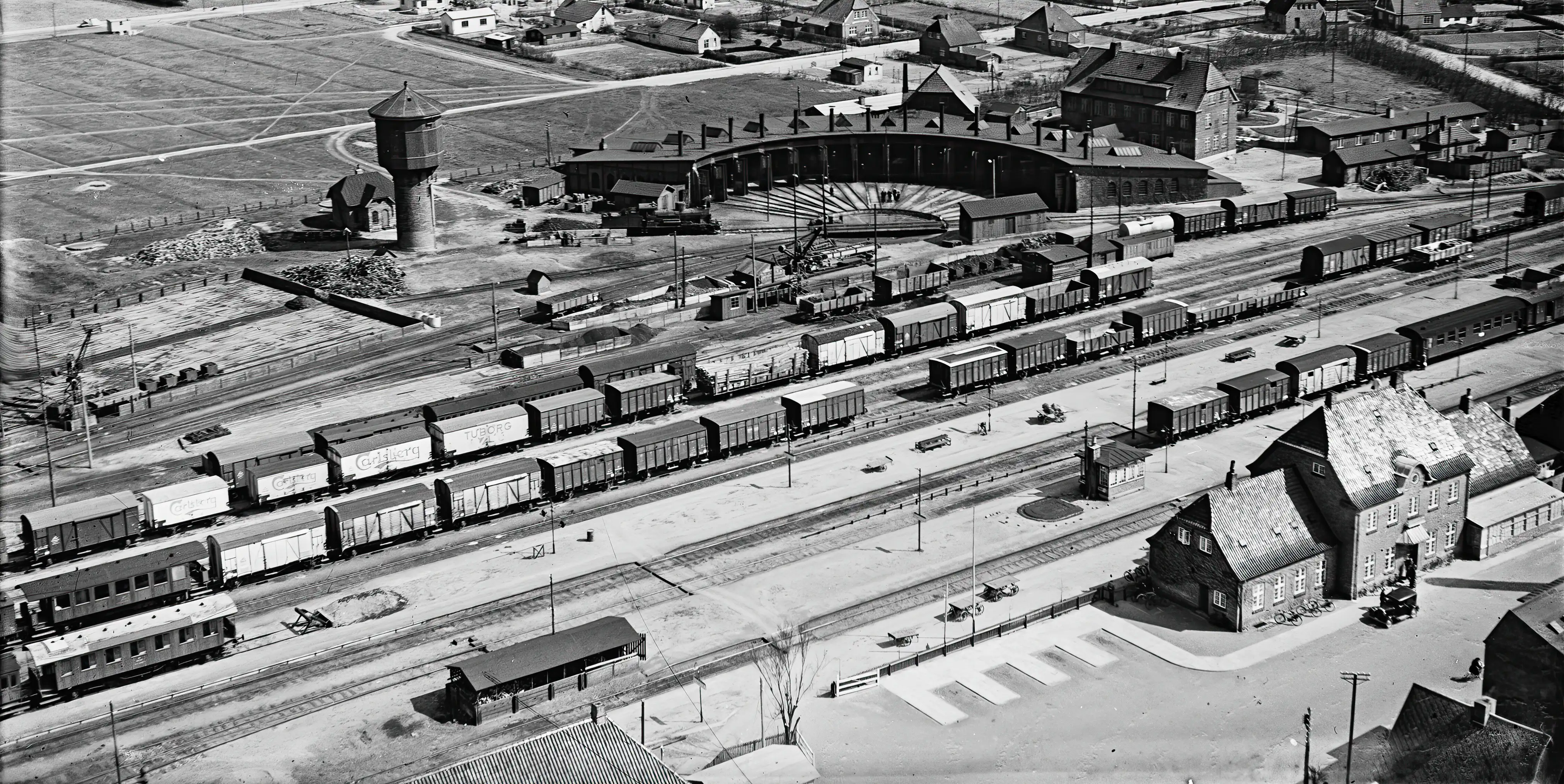 Billede af Brande Station. Billede af Brande Station.