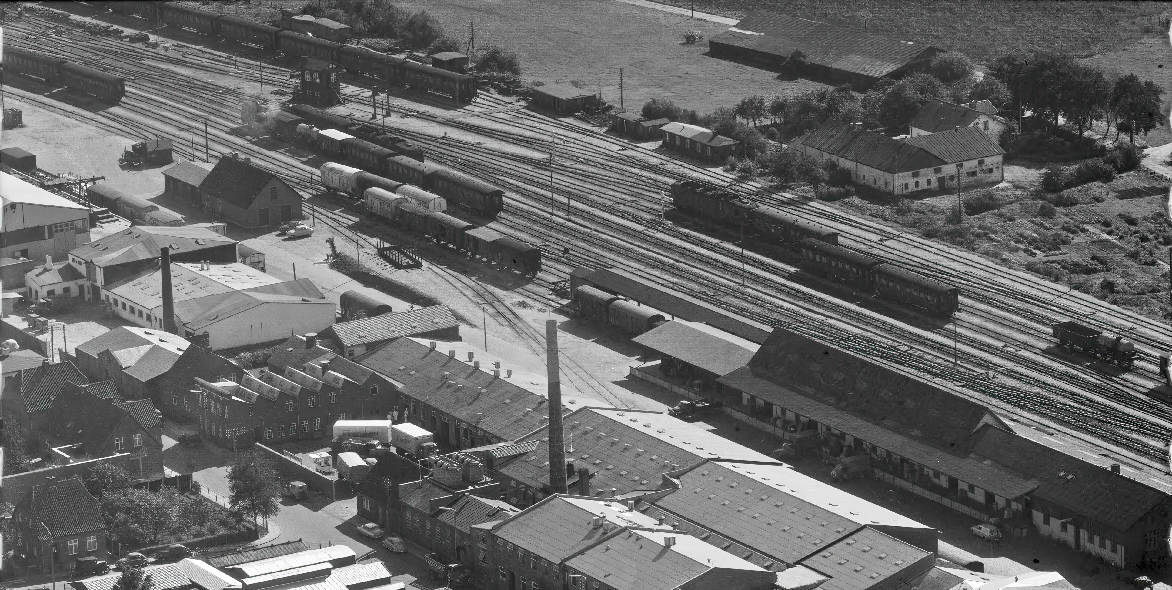 Billede af Herning Banegårds varehus. Billede af Herning Banegårds varehus.