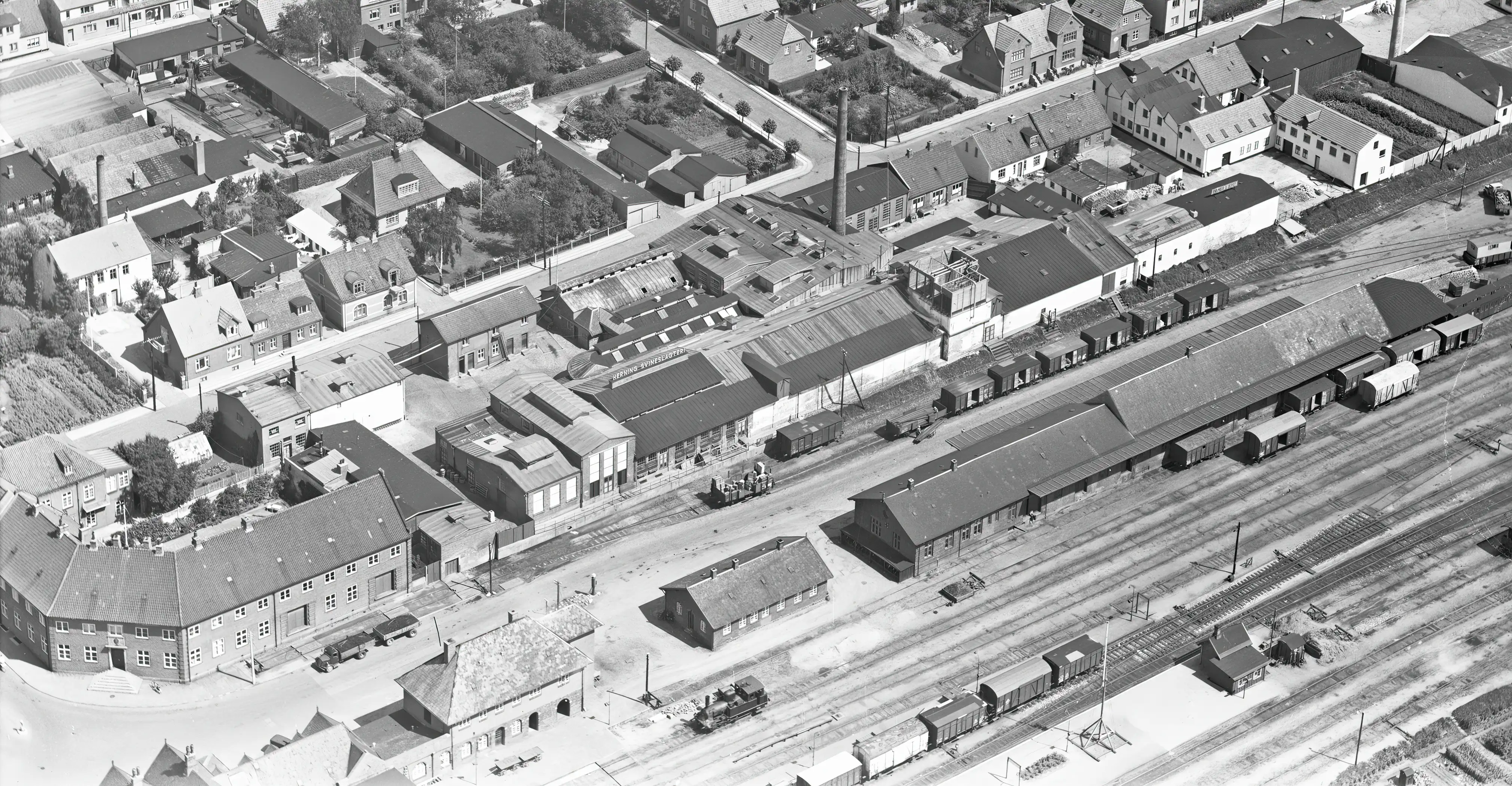 Billede af Herning Banegårds varehus. Billede af Herning Banegårds varehus.