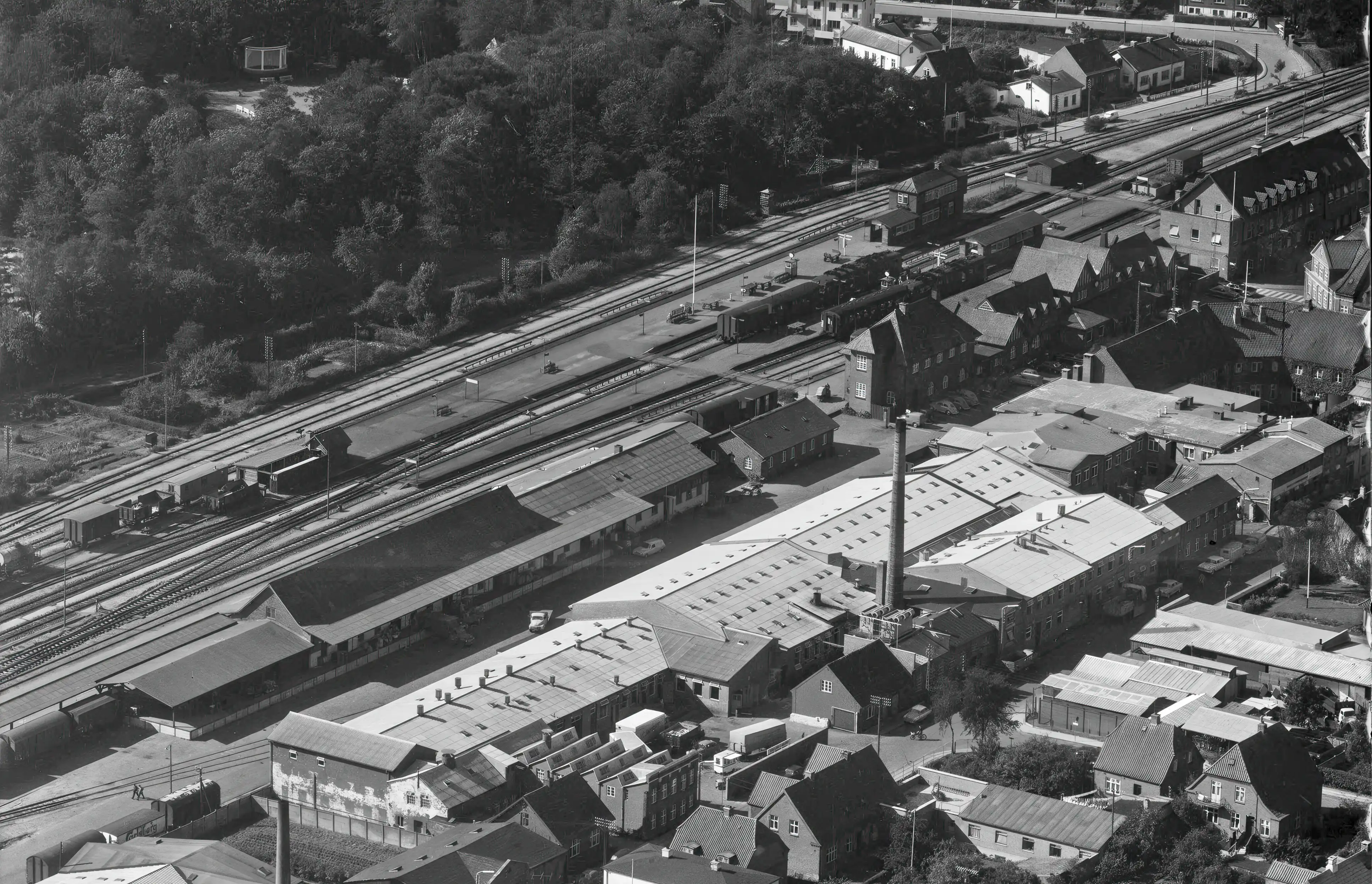 Billede af Herning Banegård. Billede af Herning Banegård.