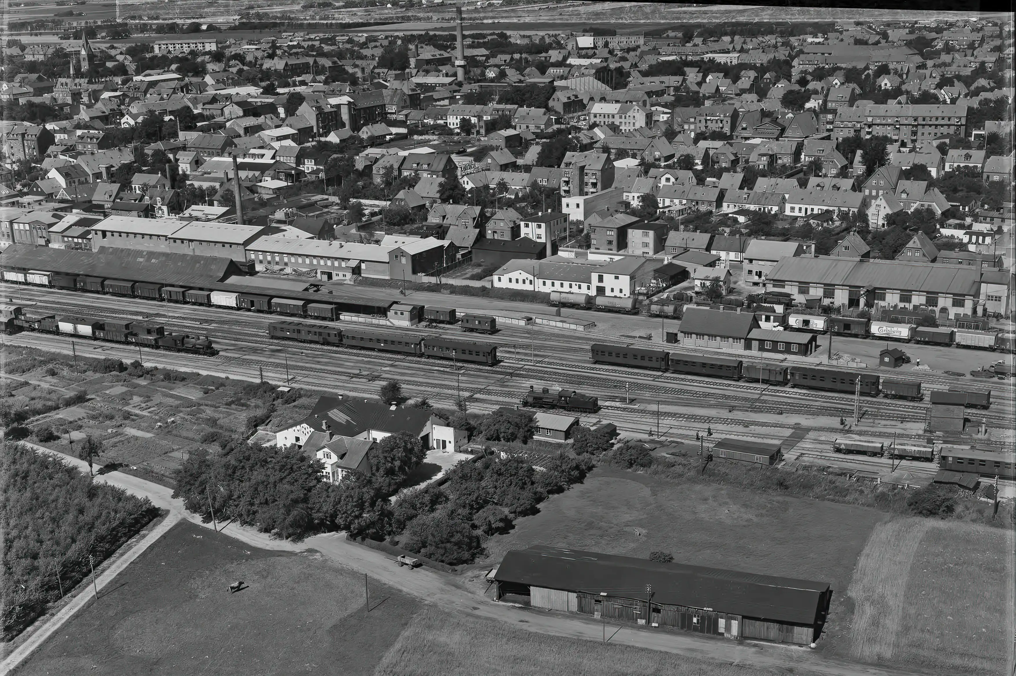 Billede af Herning Banegårds varehus. Billede af Herning Banegårds varehus.