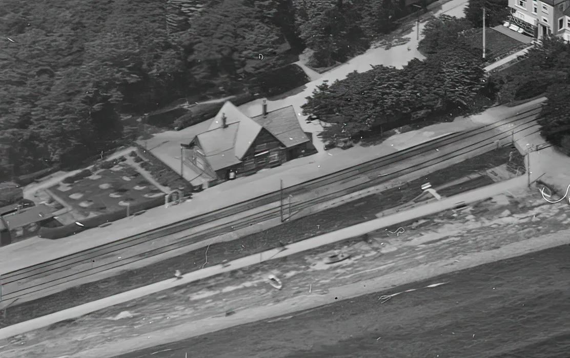 Billede af Risskov Billetsalgssted. Billede af Risskov Billetsalgssted.