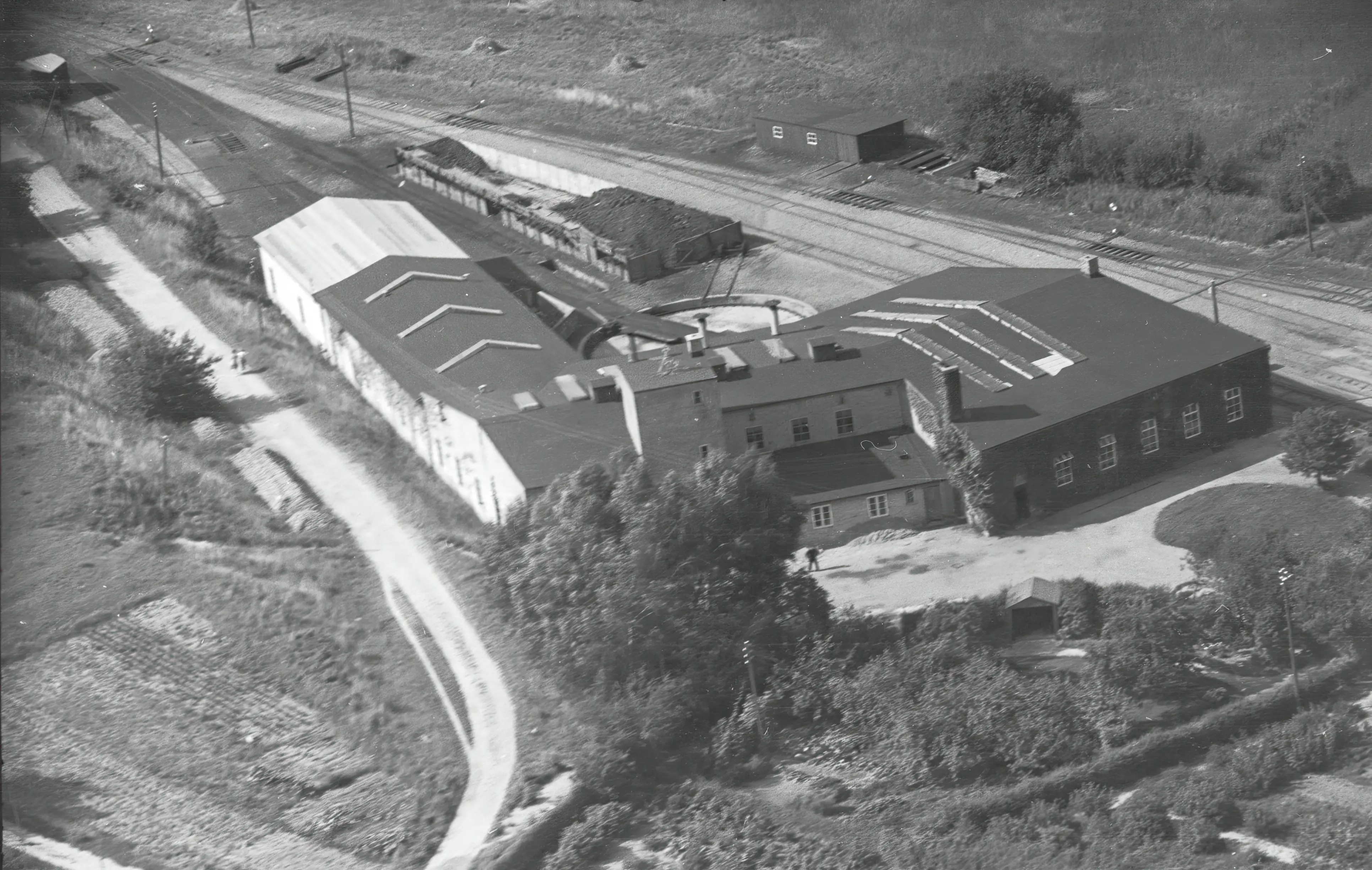 Billede af Mariager Stations remise. Billede af Mariager Stations remise.