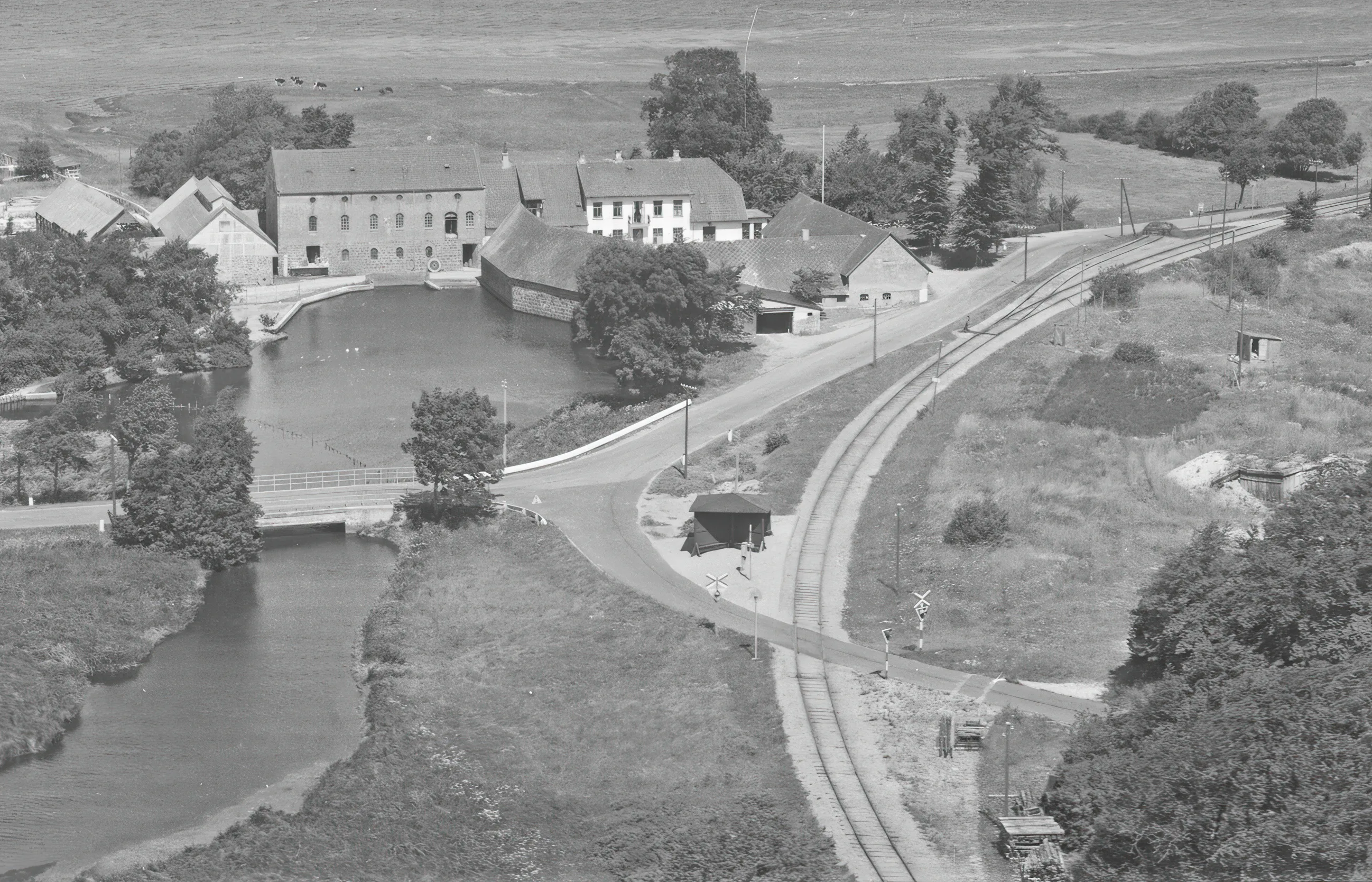 Billede af Åmølle Trinbræt med Sidespor.