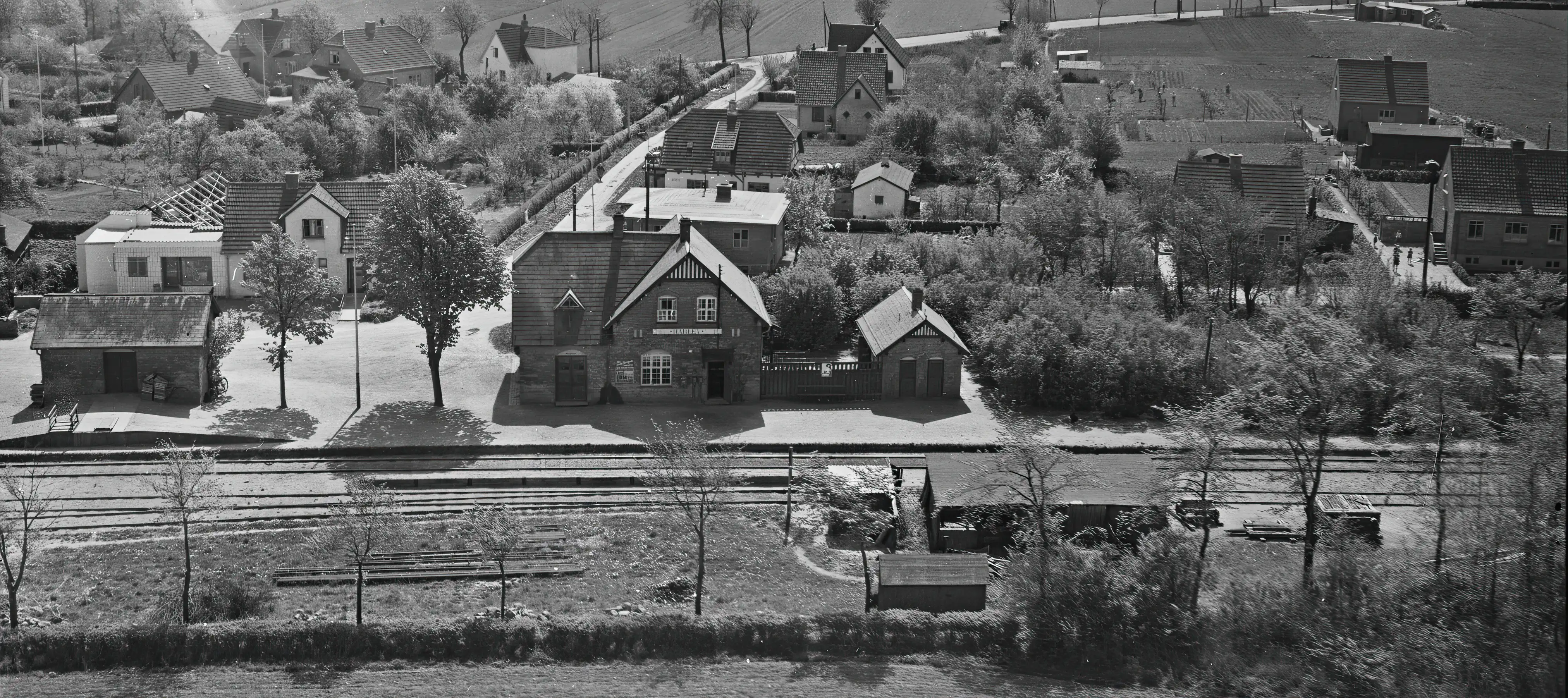 Billede af Harlev Station.