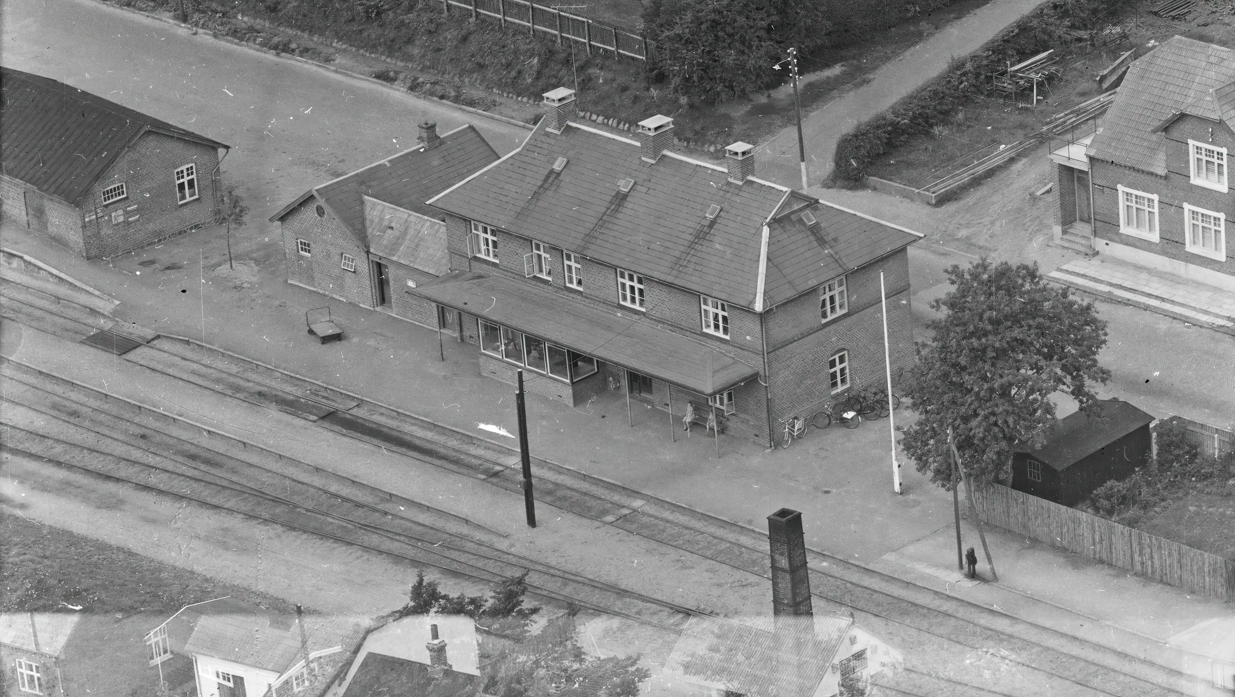 Billede af Brædstrup Station.