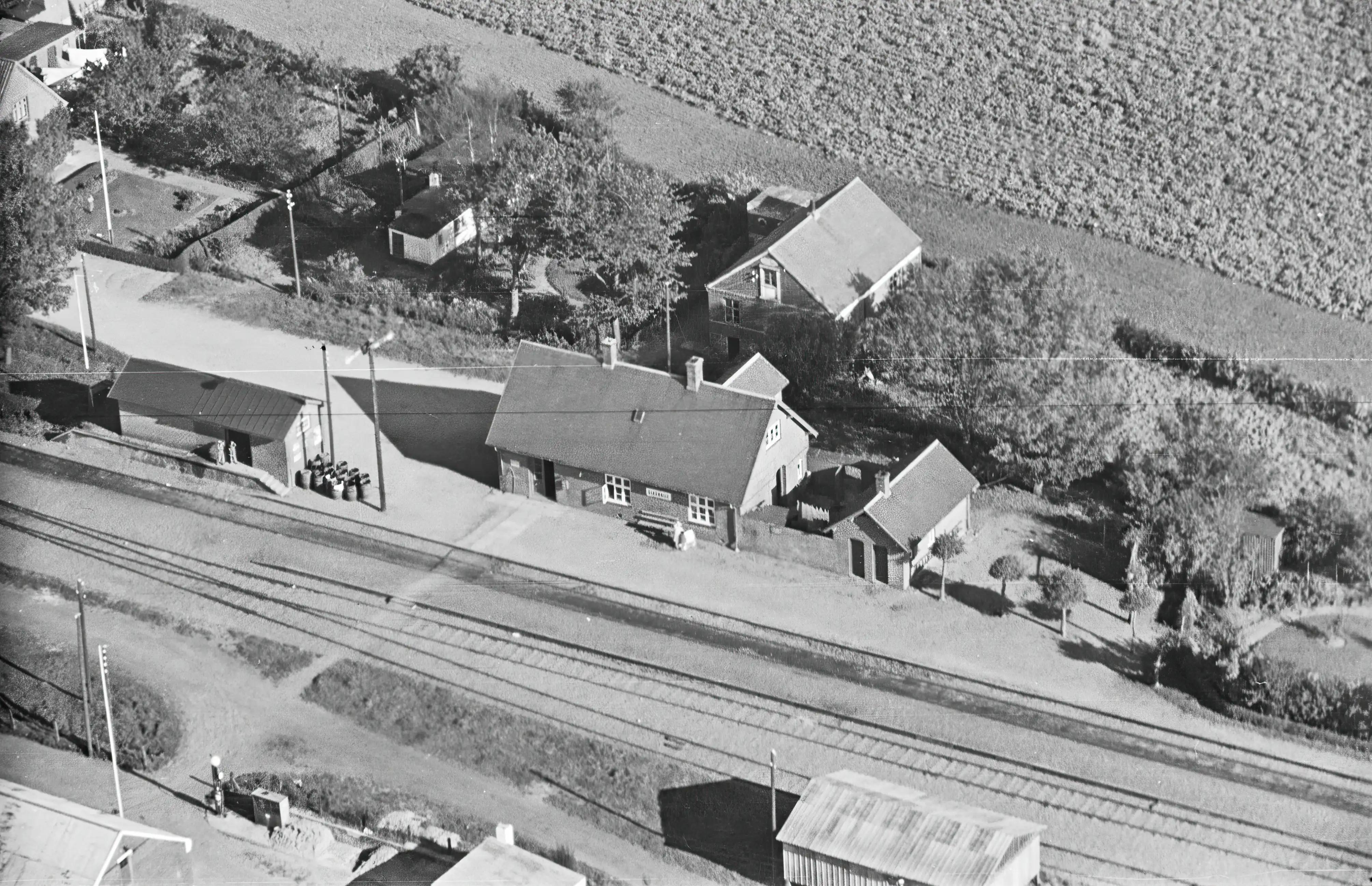 Billede af Slagballe Station. Billede af Slagballe Station.