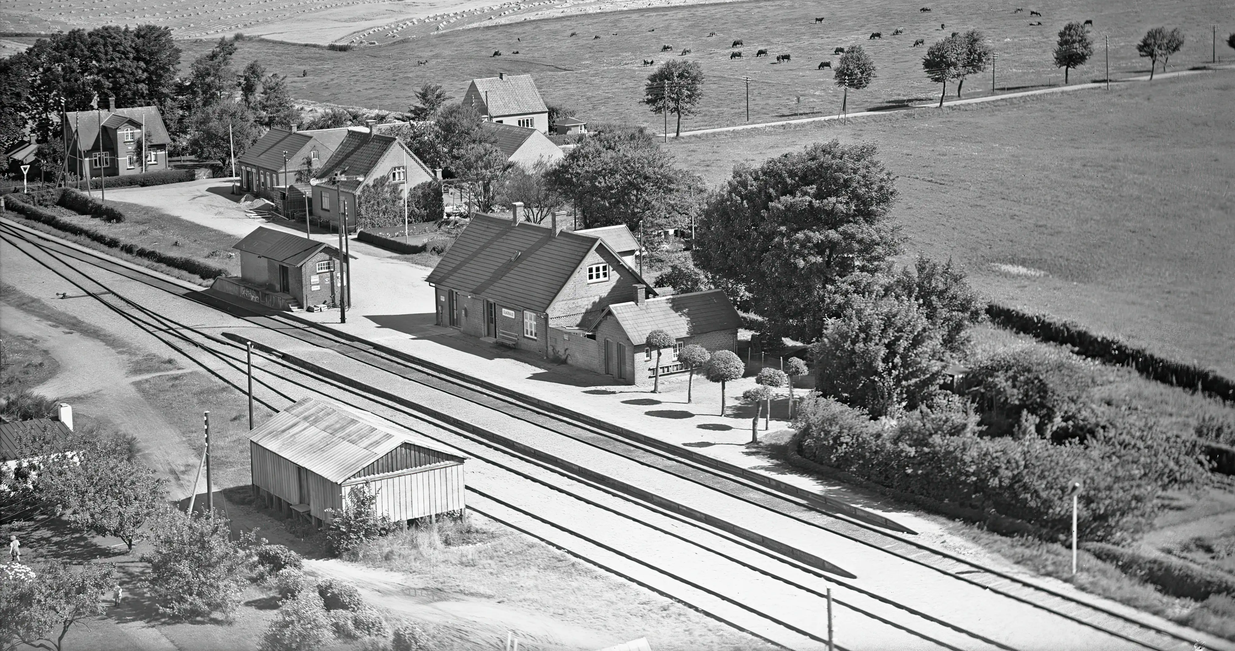 Billede af Slagballe Station. Billede af Slagballe Station.