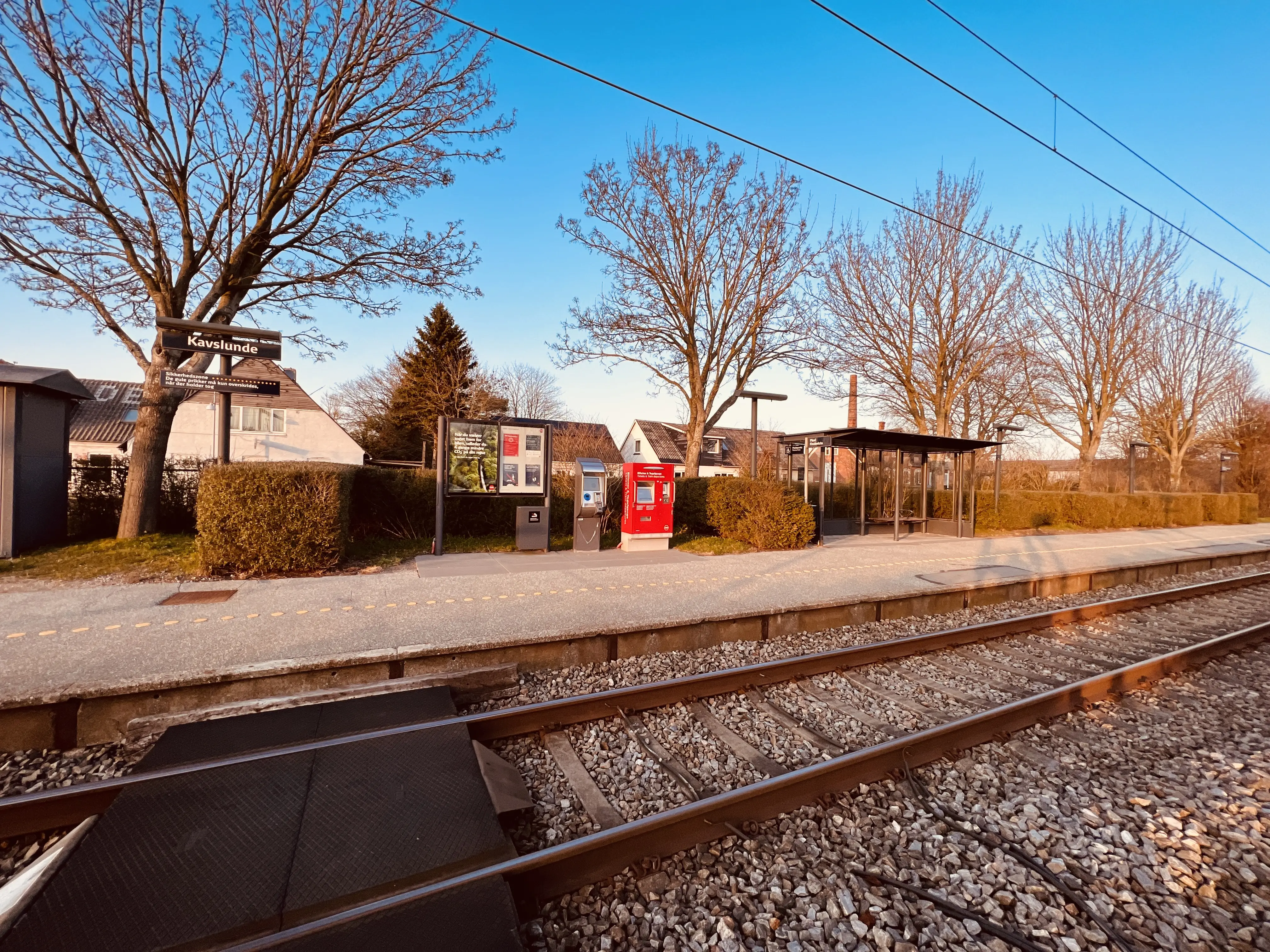 Billede af Kavslunde Trinbræt. Billede af Kavslunde Trinbræt.