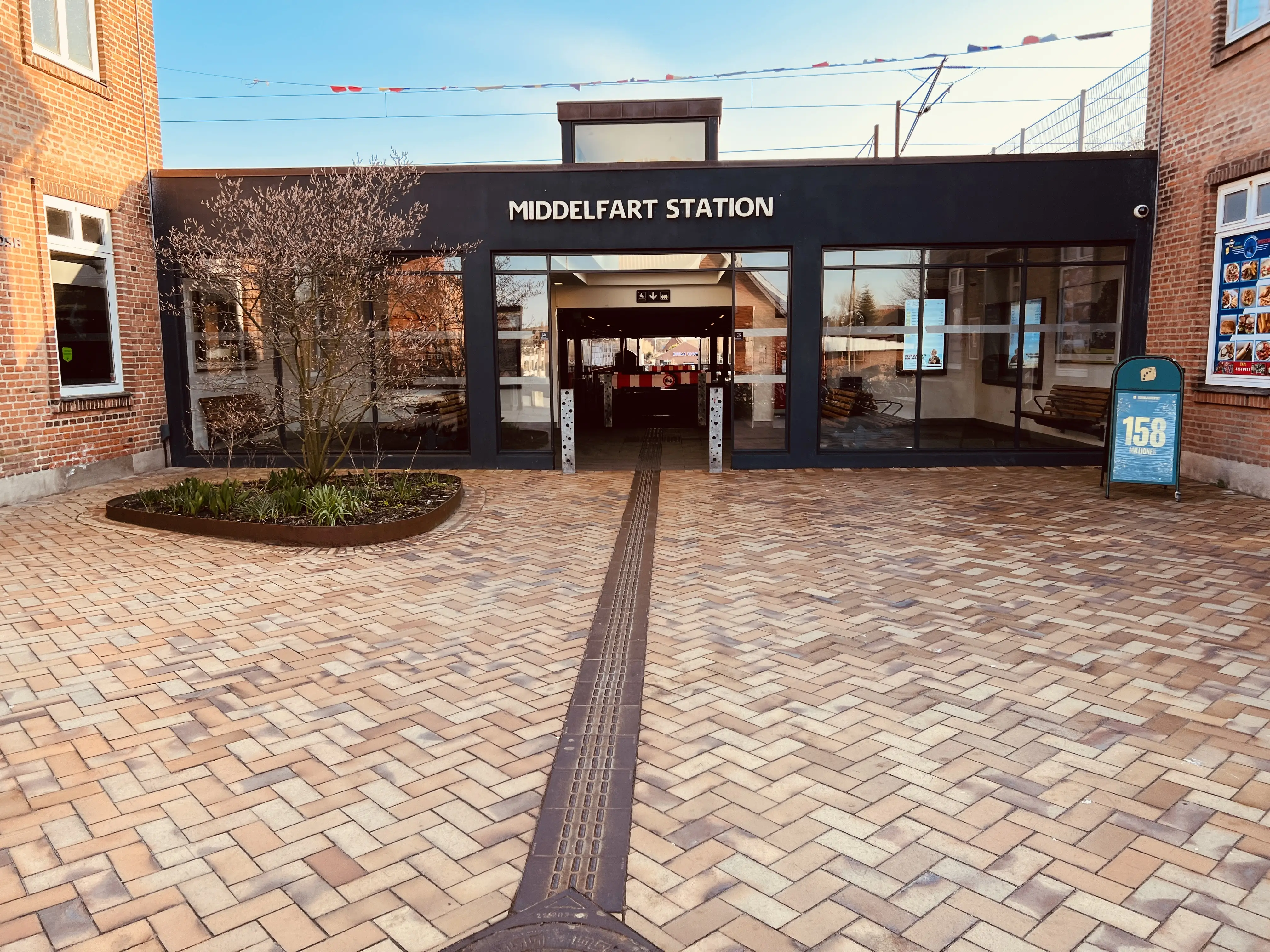 Billede af Middelfart Station. Billede af Middelfart Station.