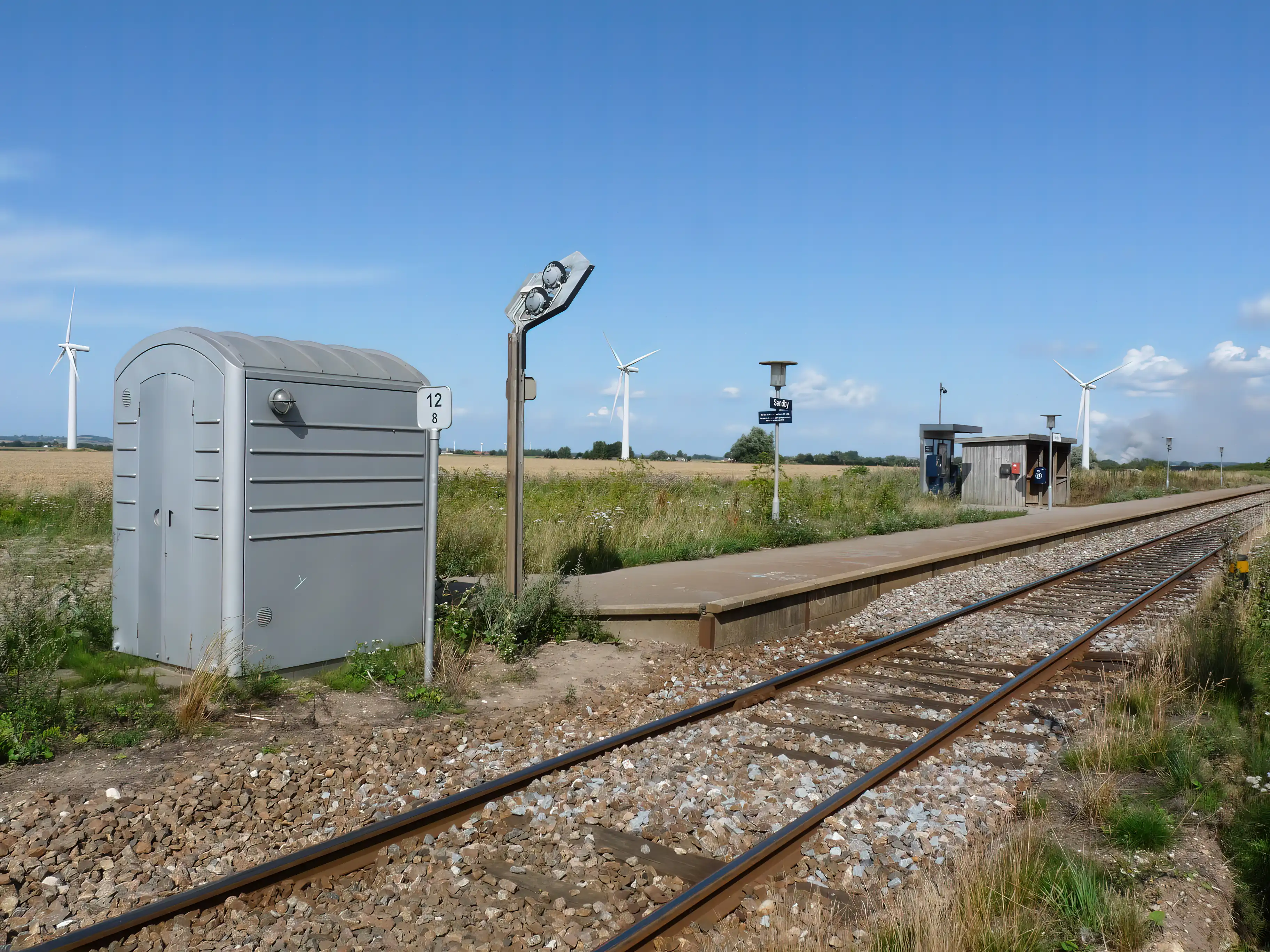 Billede af Sandby Trinbræt. Billede af Sandby Trinbræt.