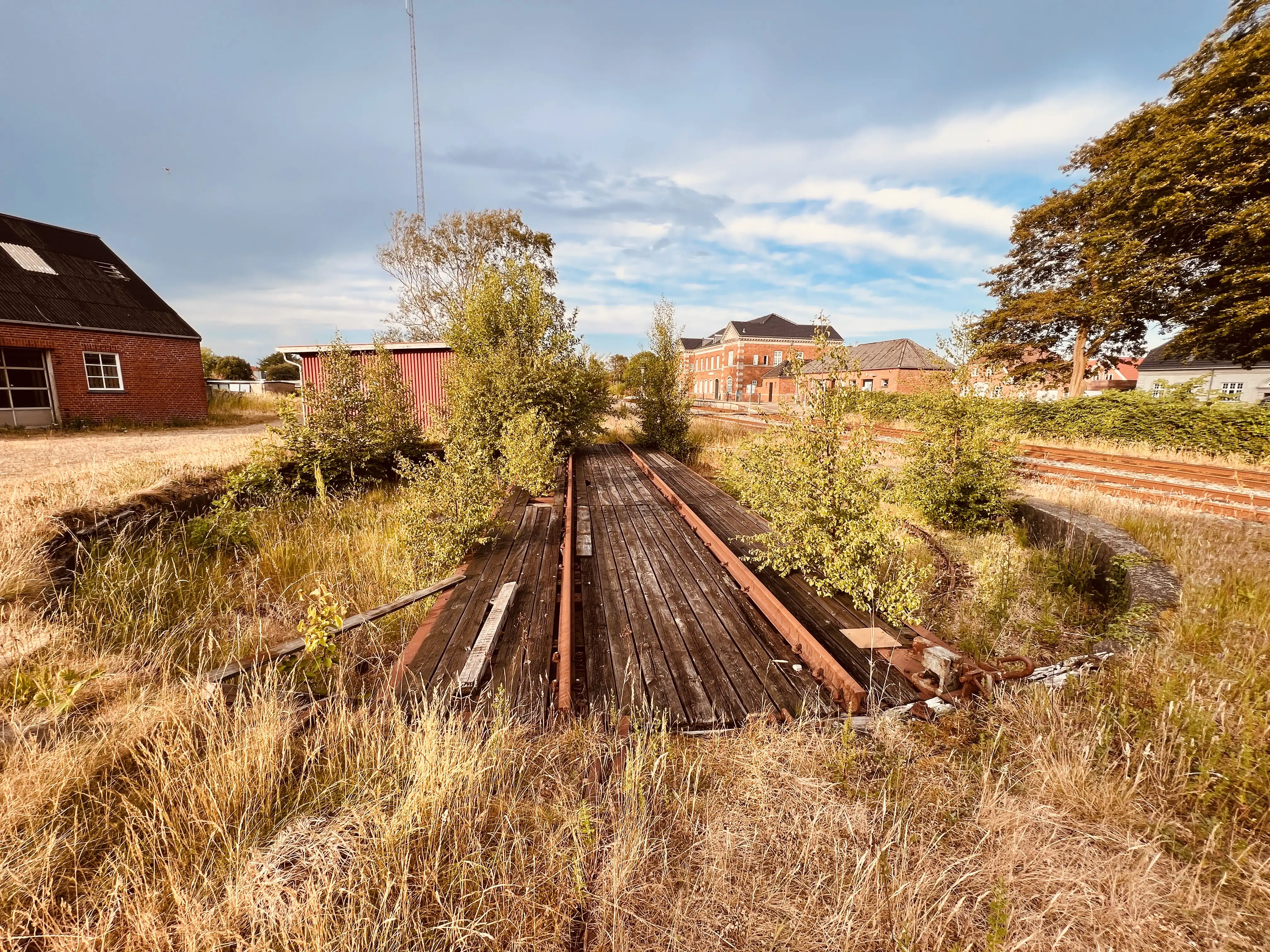 Billede af Varde Vest Stations drejeskive.