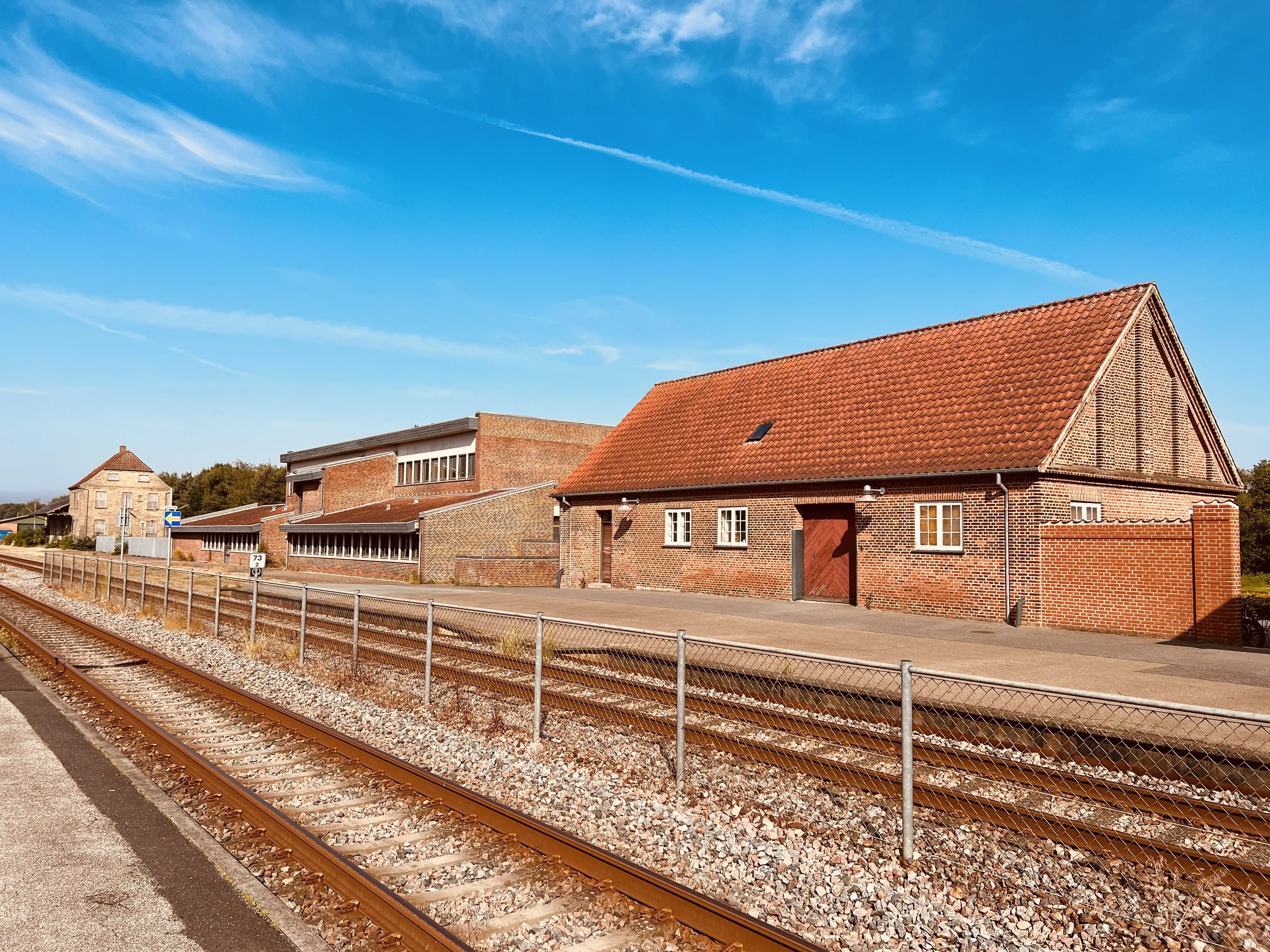 Billede af Varde Stations varehus. Billede af Varde Stations varehus.