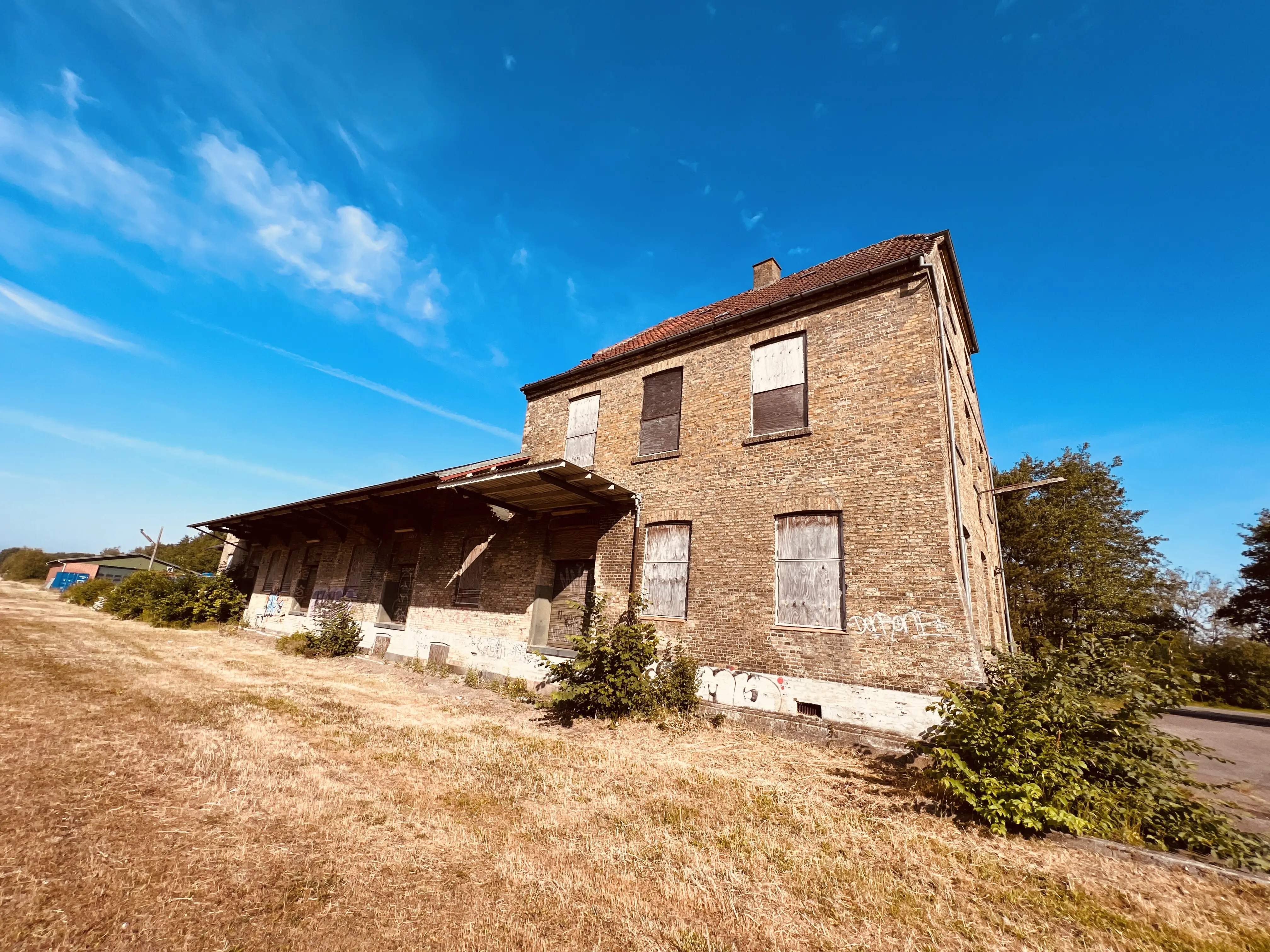 Billede af Varde Stations varehus. Billede af Varde Stations varehus.