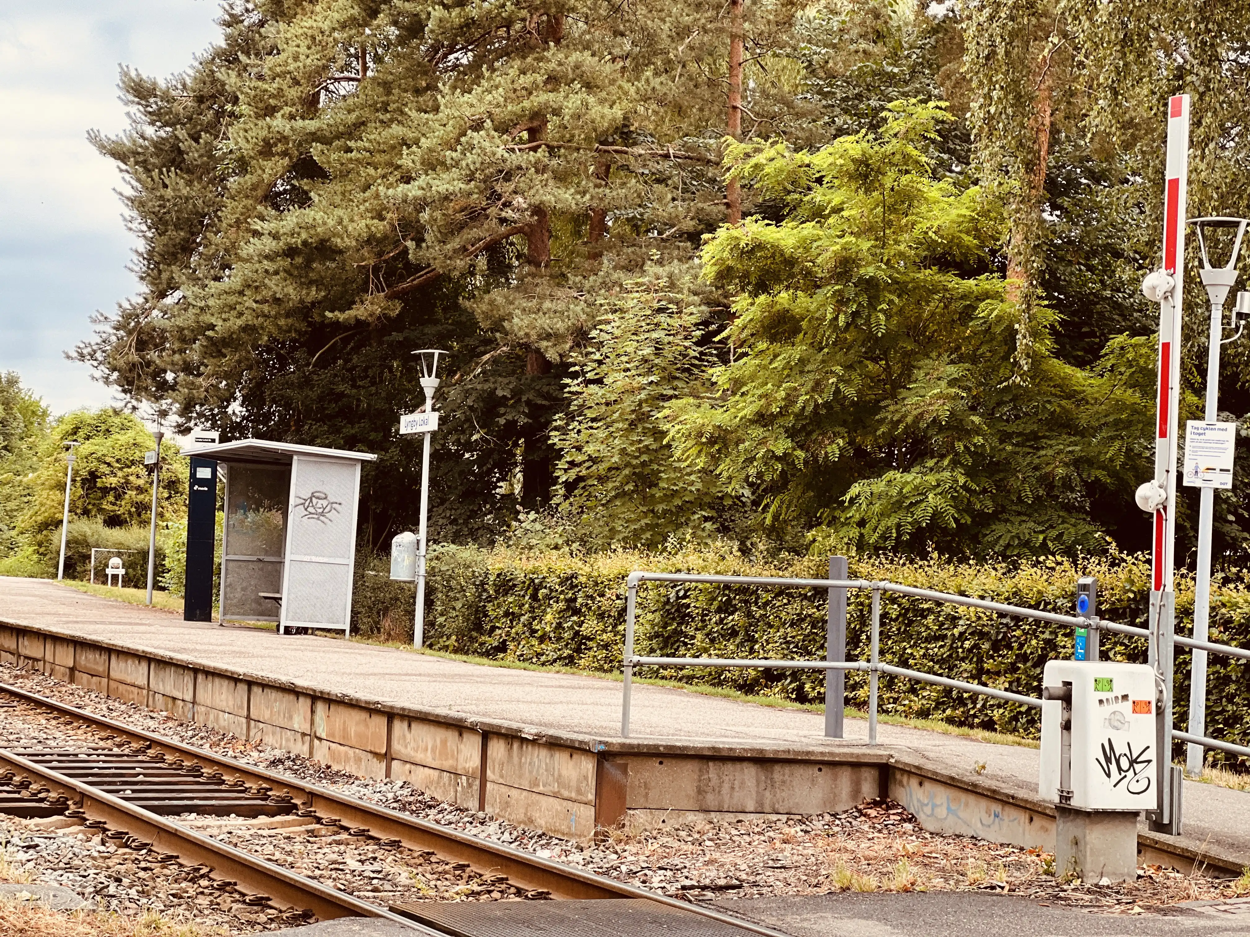Billede af Lyngby Lokal Station.
