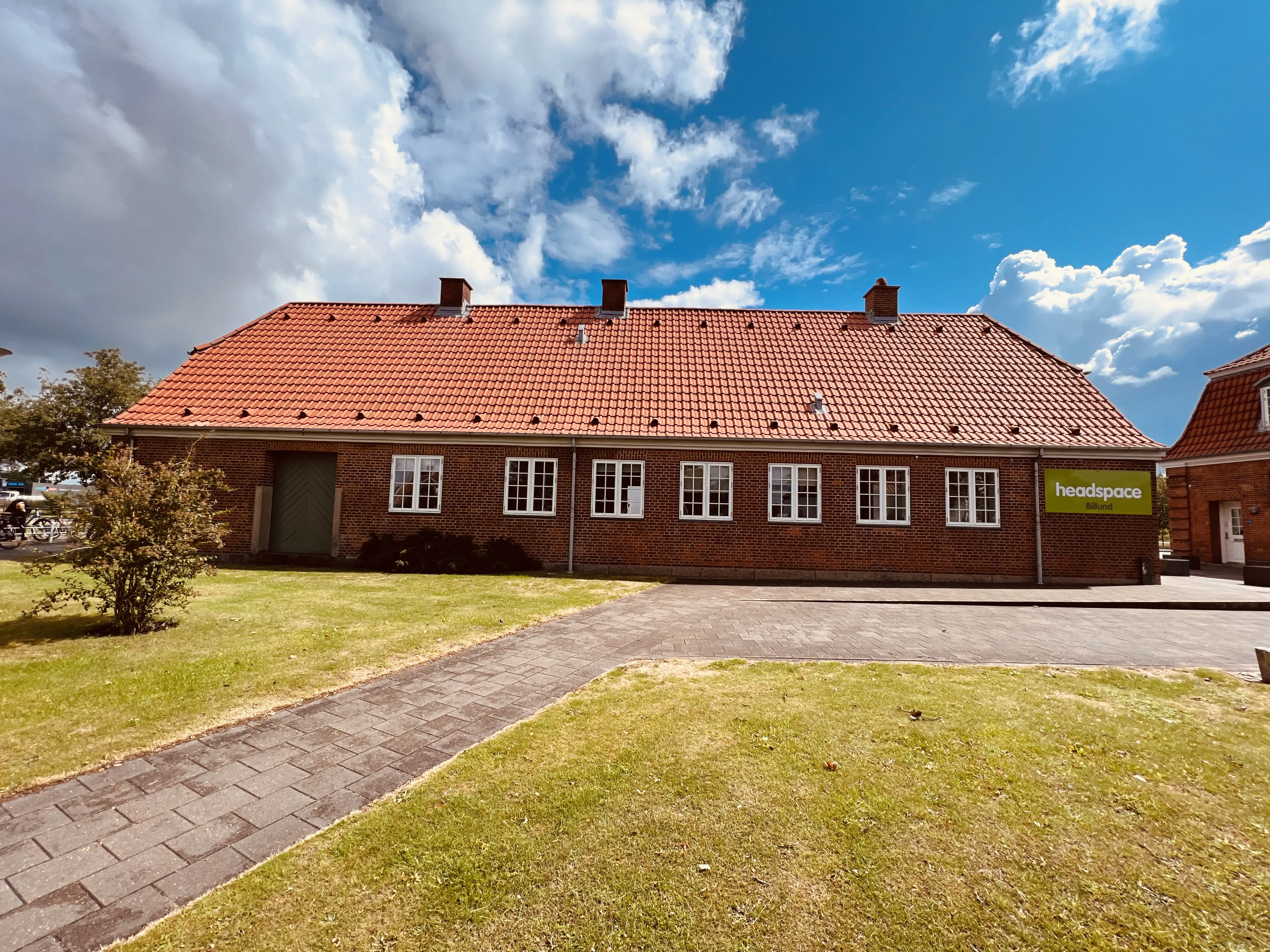 Billede af Grindsted Stations varehus.