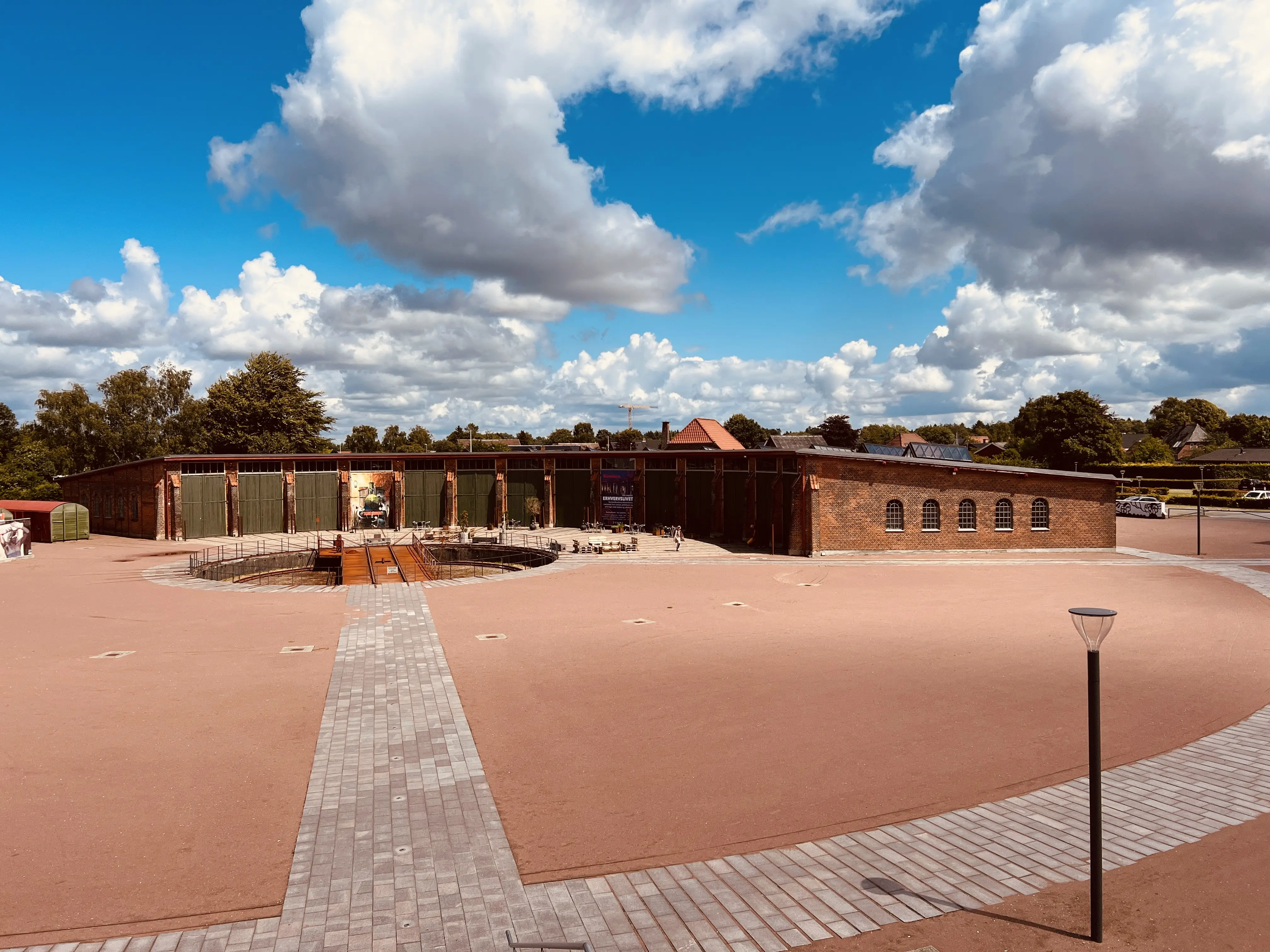 Billede af Brande Stations remise. Billede af Brande Stations remise.