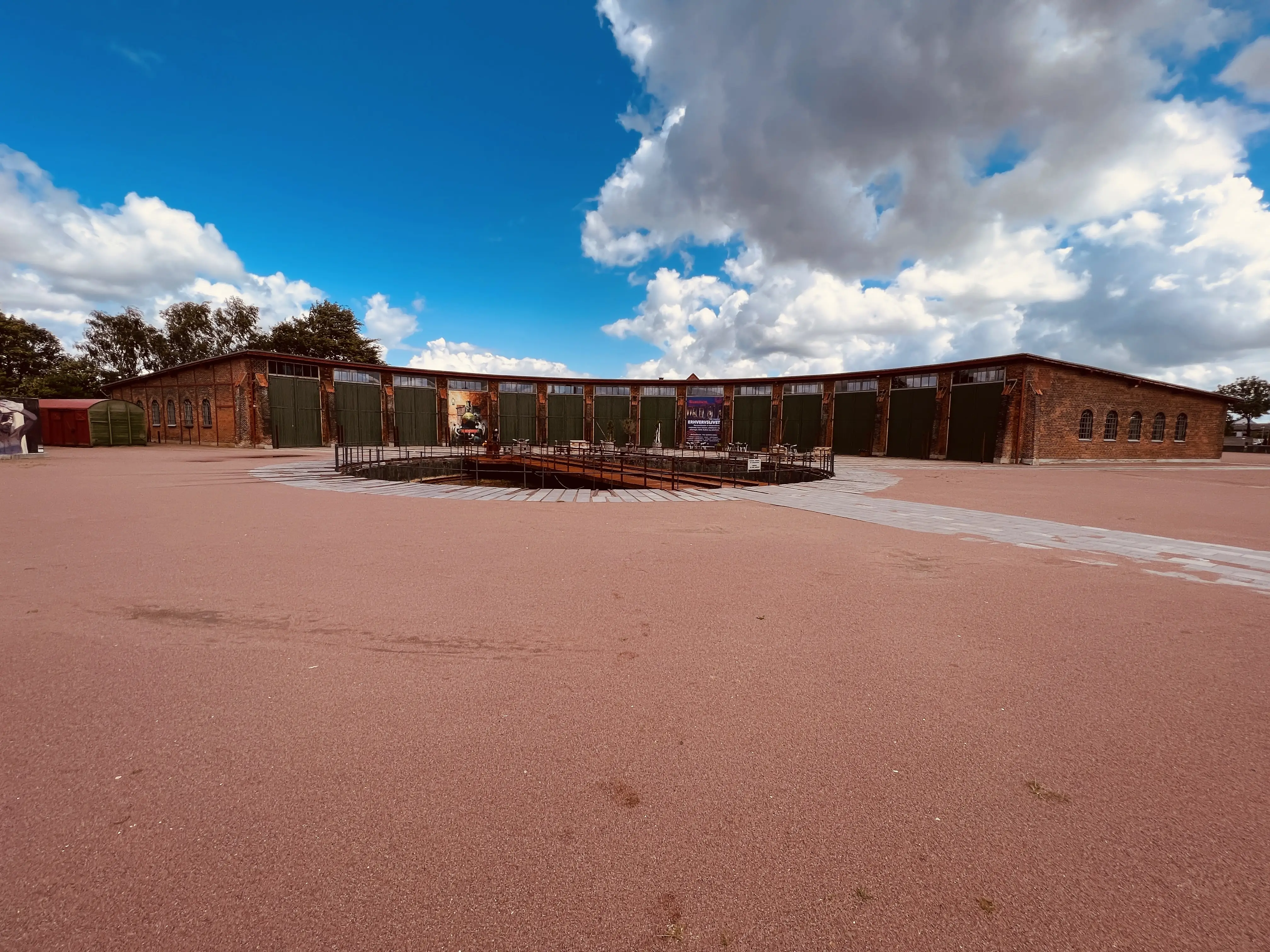 Billede af Brande Stations remise. Billede af Brande Stations remise.