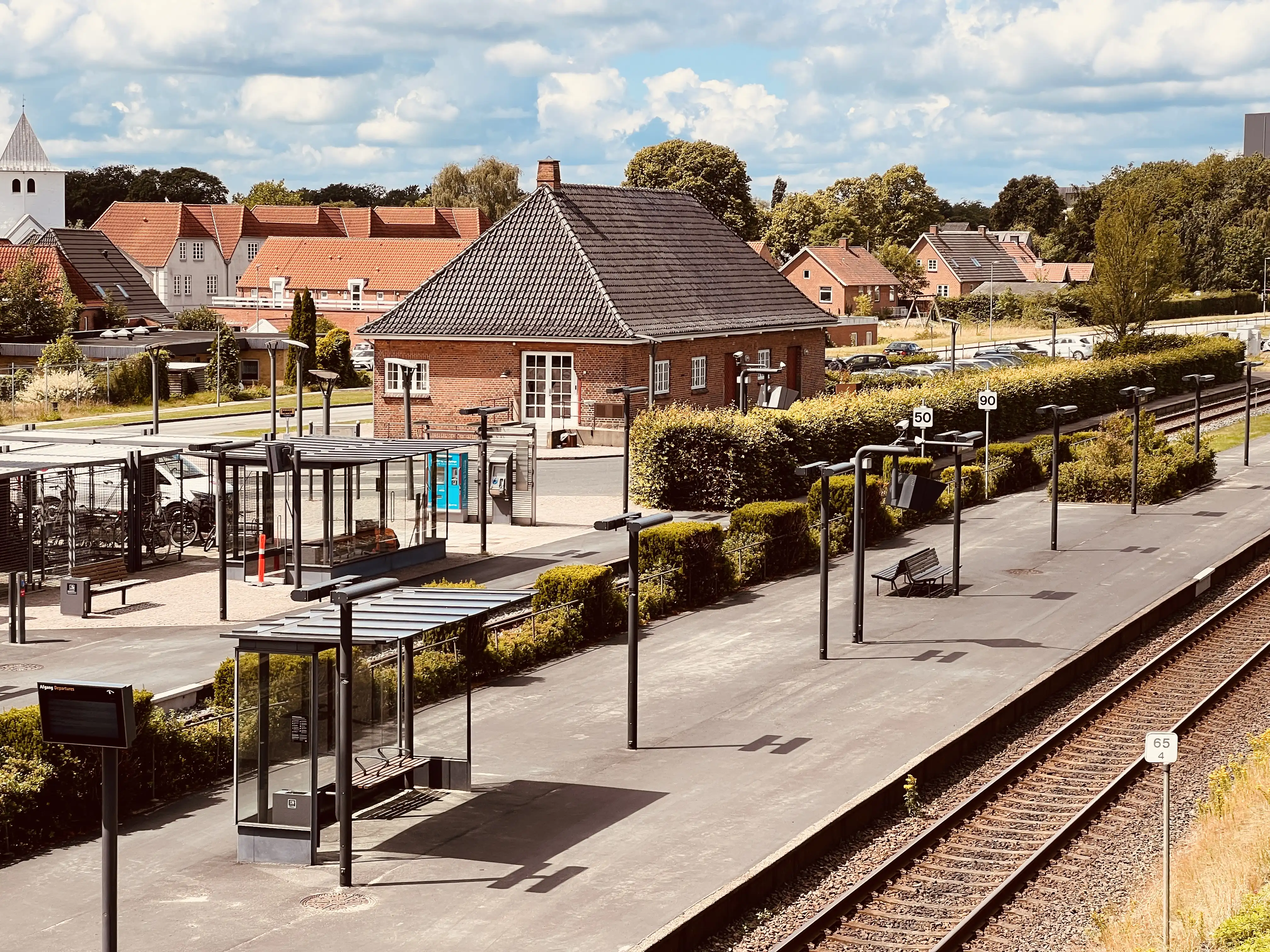 Billede af Brande Stations varehus. Billede af Brande Stations varehus.